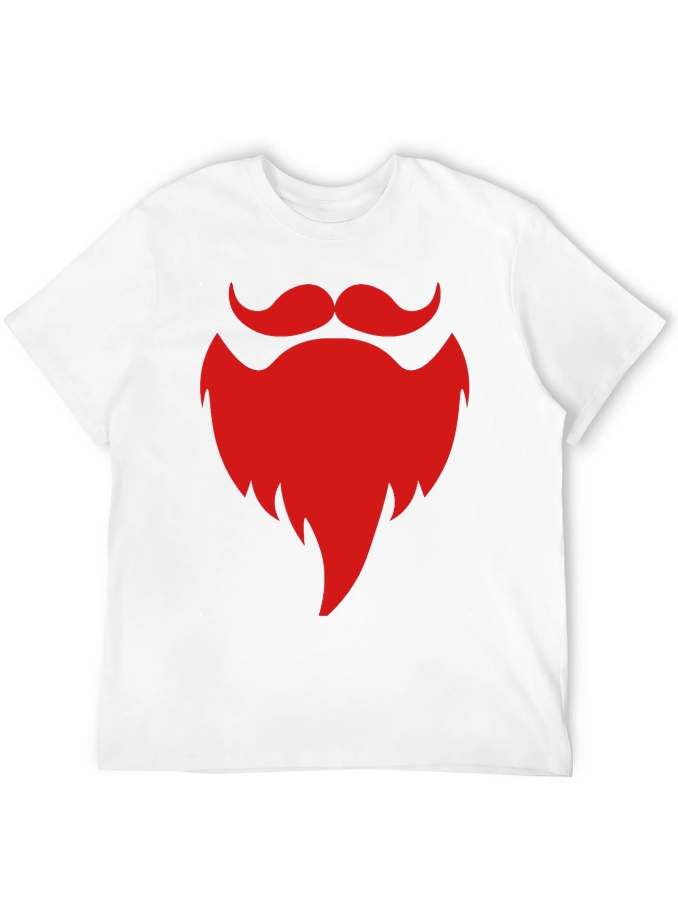 Red Beard Graphic Black T-Shirt