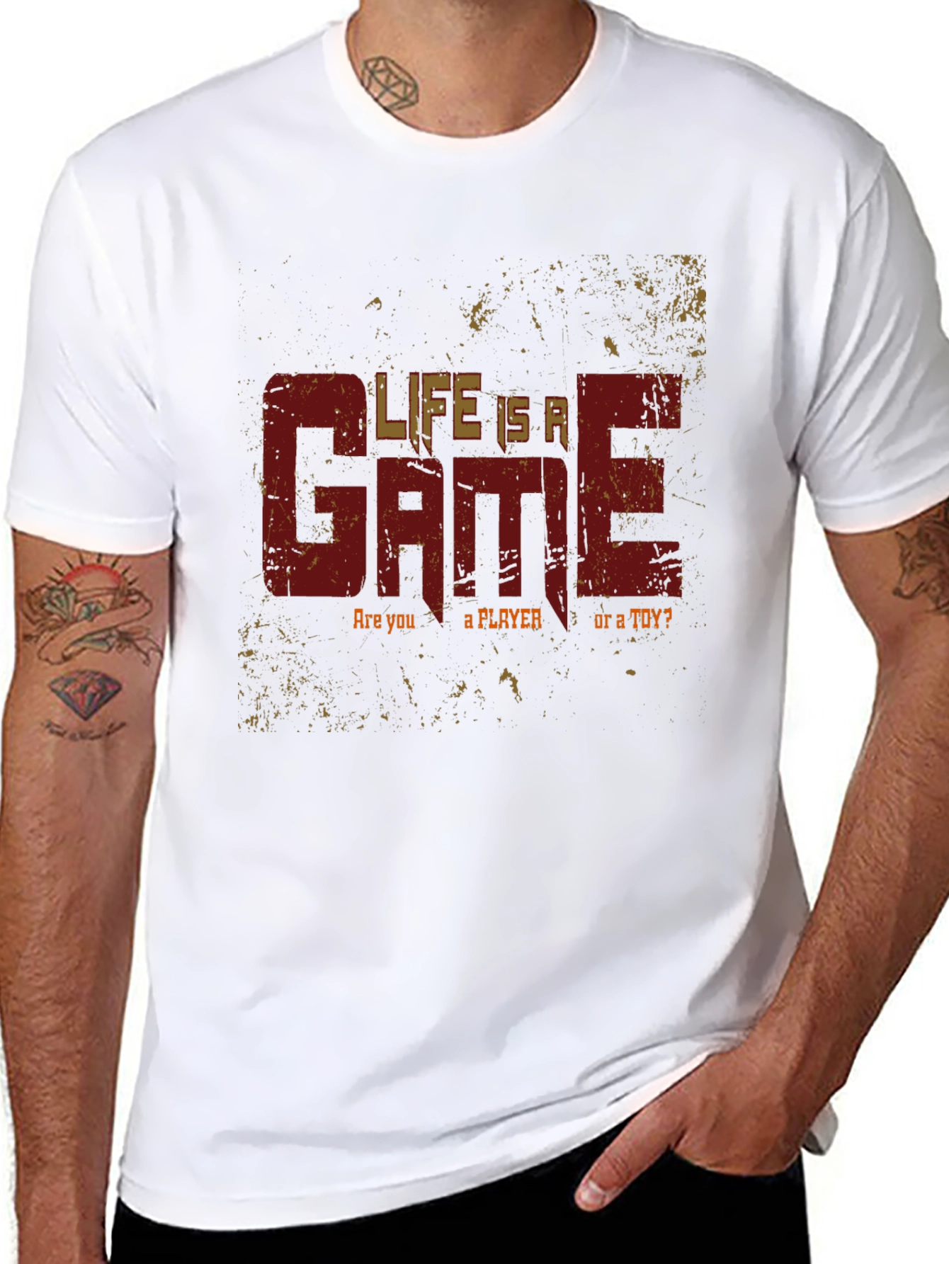 Life is a Game Graphic T-Shirt