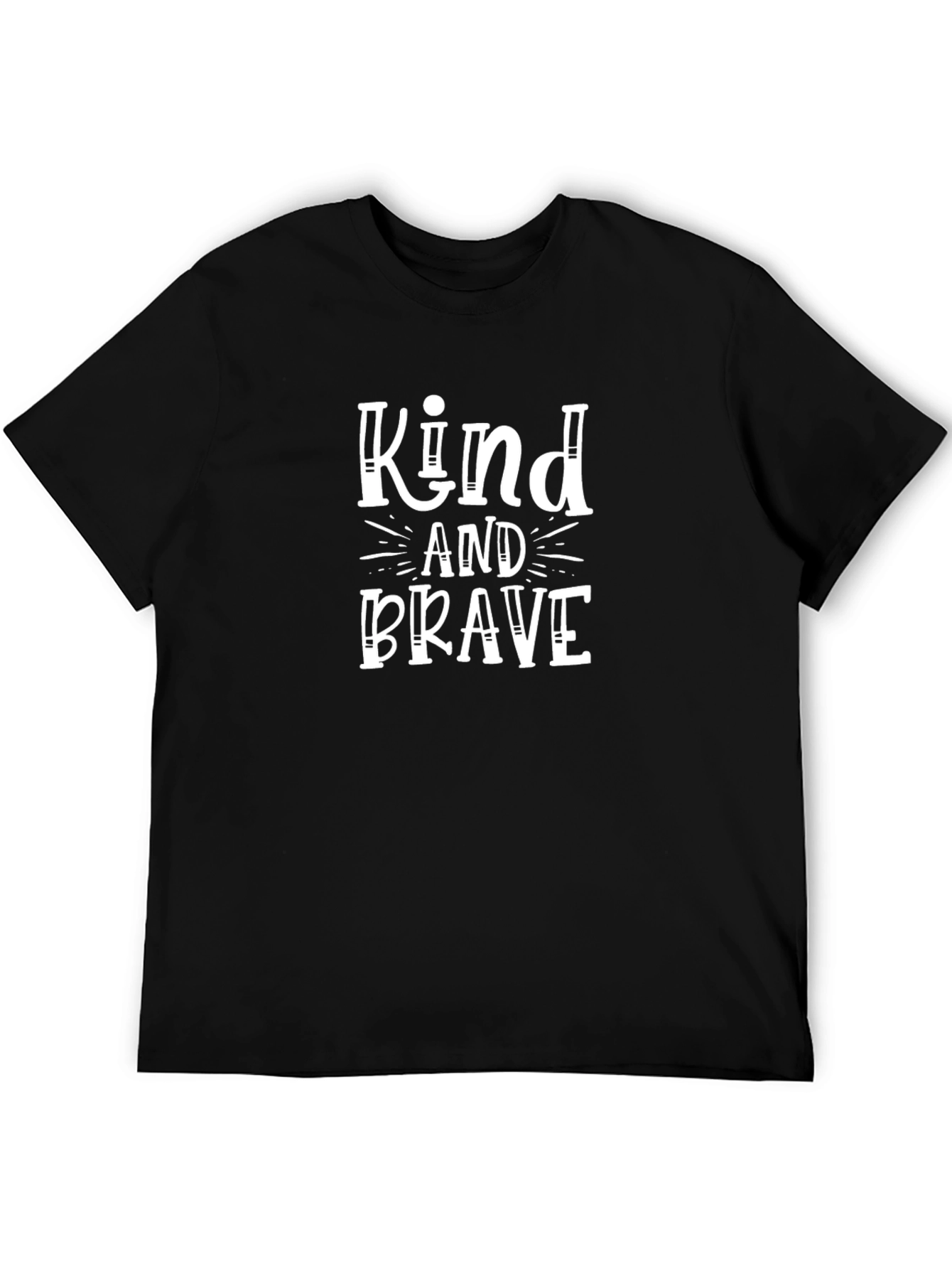 Kind and Brave Graphic Tee - Stylish Unisex T-Shirt