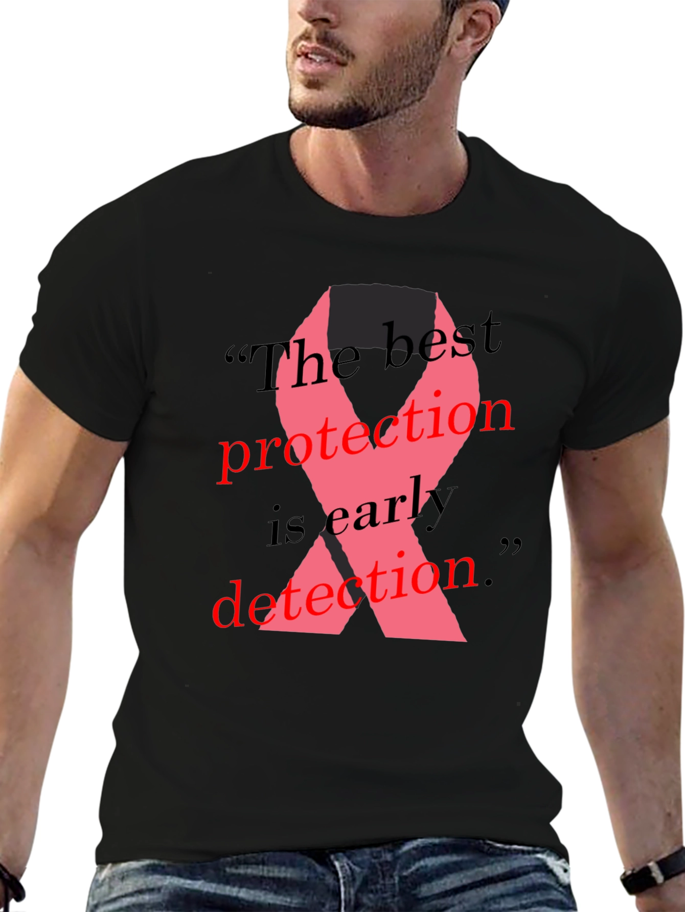 Breast Cancer Awareness Ribbon T-Shirt