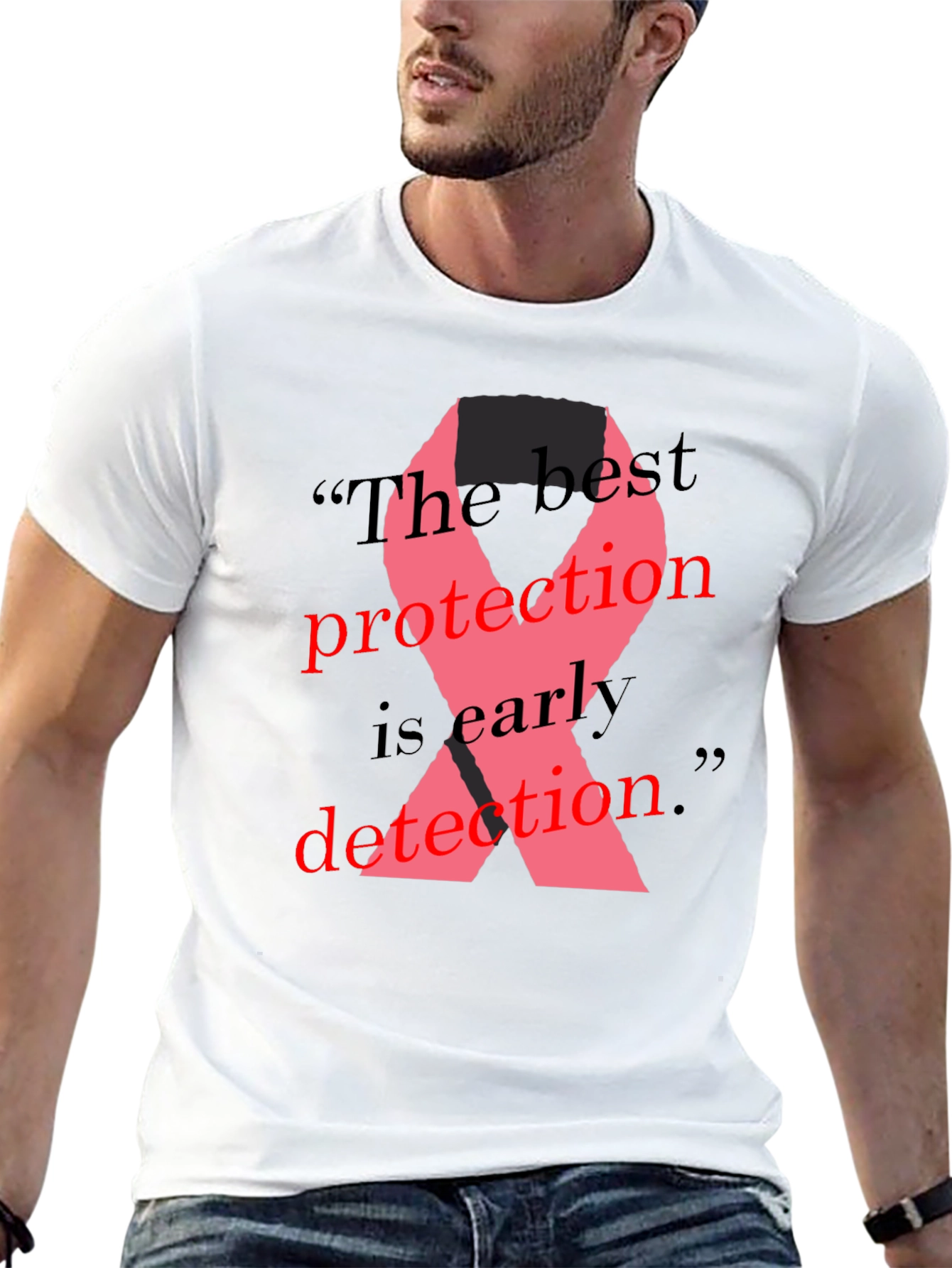 Breast Cancer Awareness Ribbon T-Shirt