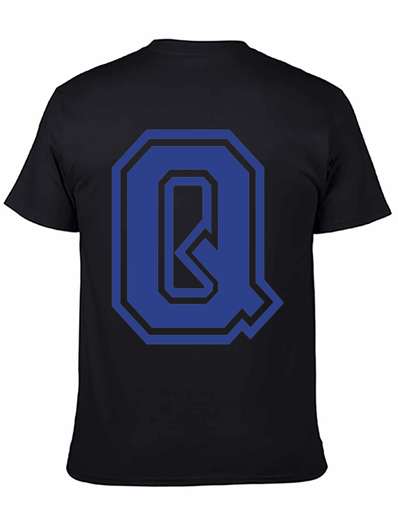 Letter Q Graphic Tee - Stylish Initial Design