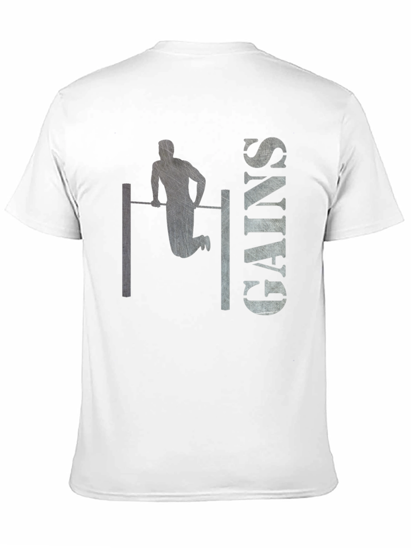 Gym Gains Graphic T-Shirt - Black