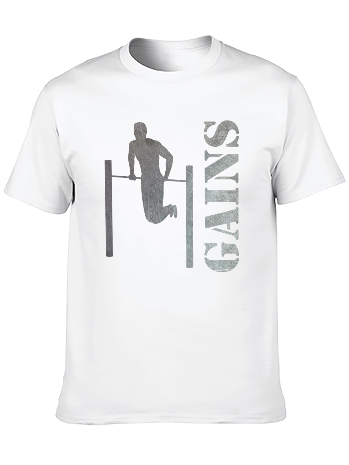 Gym Gains Graphic T-Shirt - Black