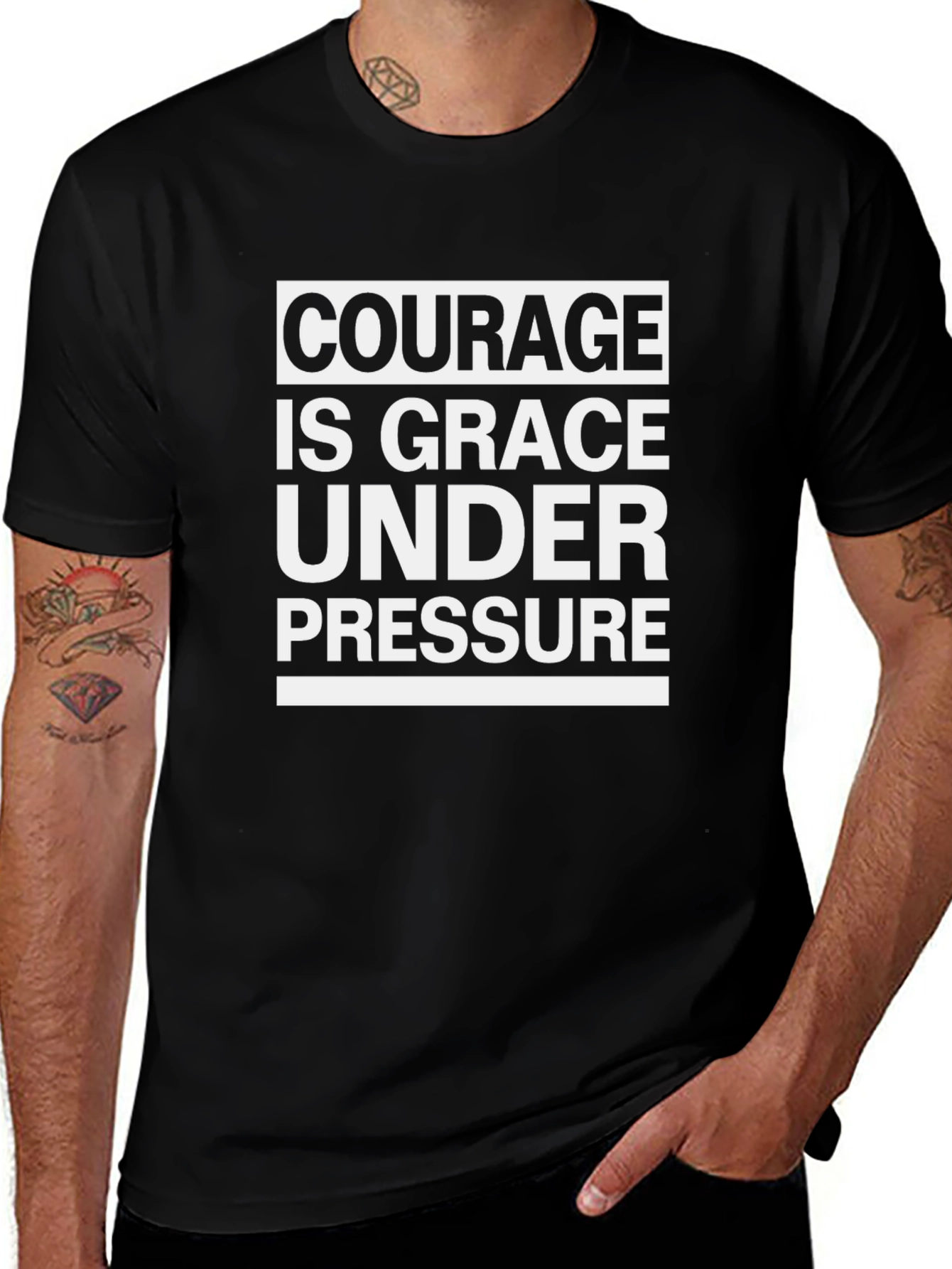 Courage Under Pressure T-Shirt | Premium Cotton Tee