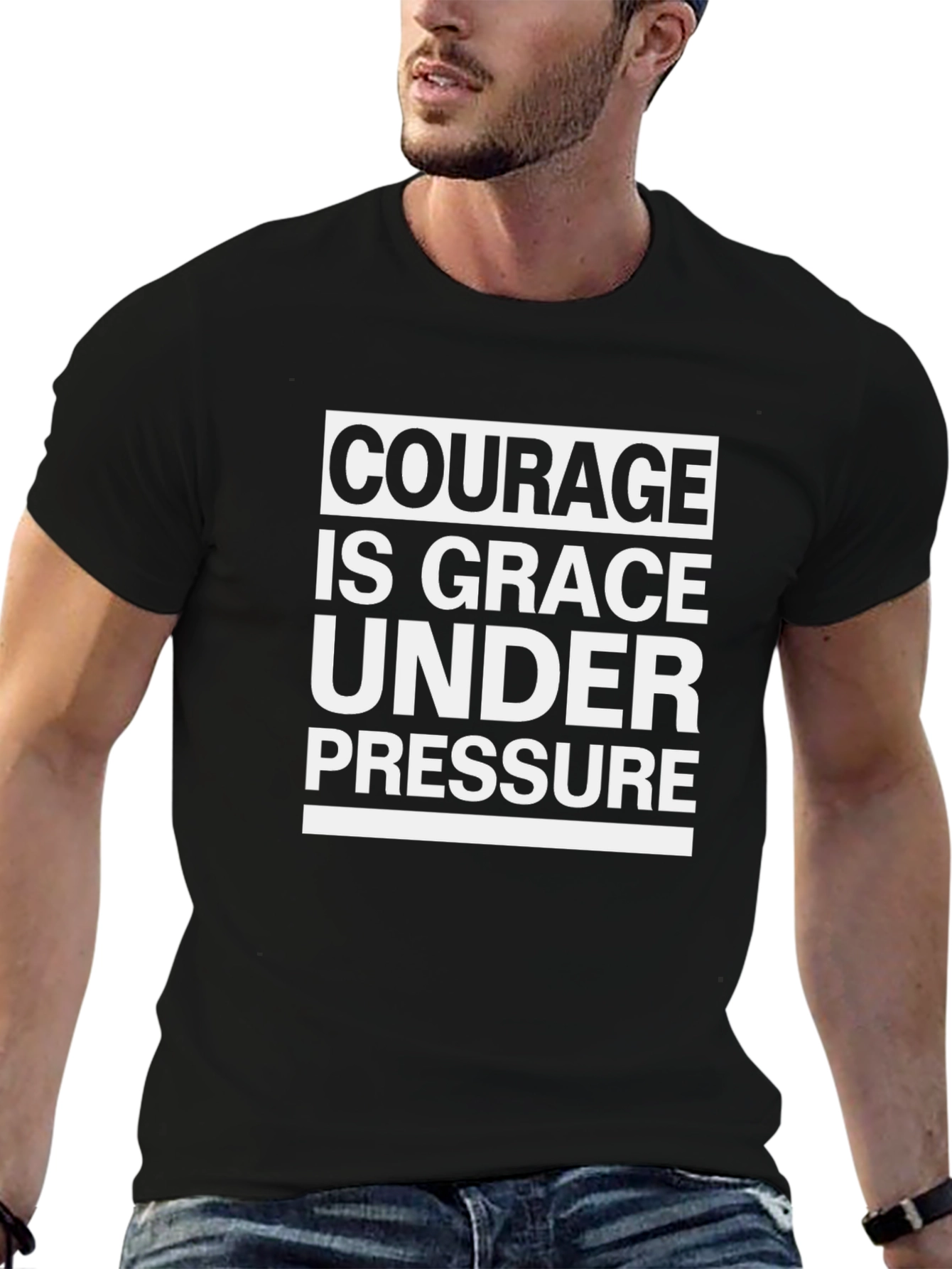 Courage Under Pressure T-Shirt | Premium Cotton Tee
