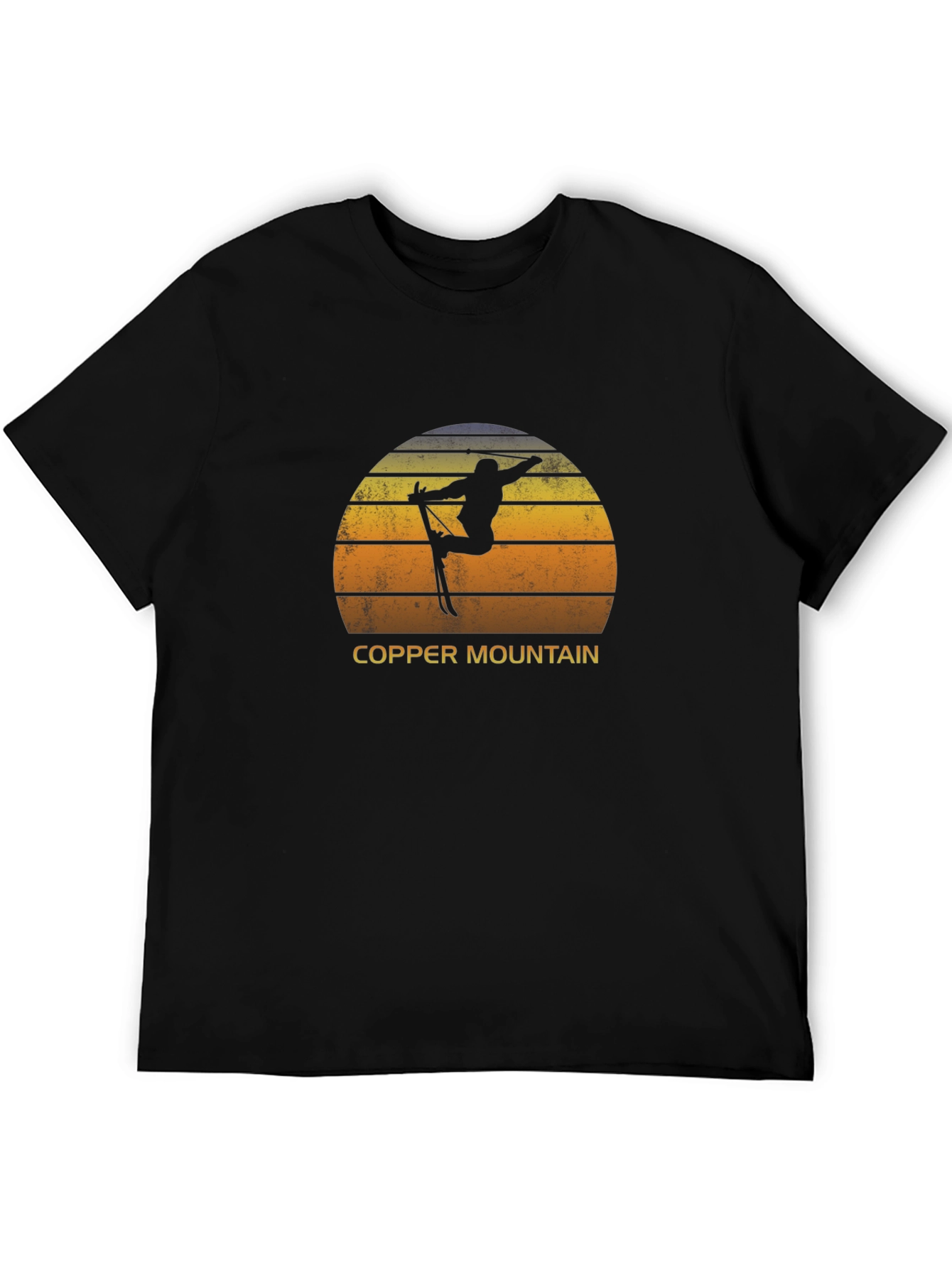 Copper Mountain Ski Silhouette Tee - Black