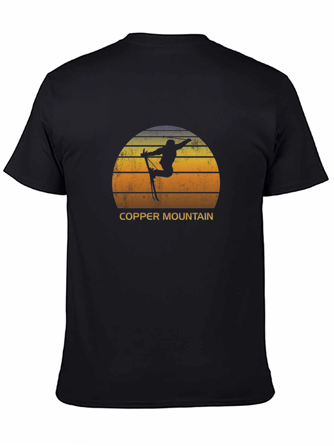 Copper Mountain Ski Silhouette Tee - Black