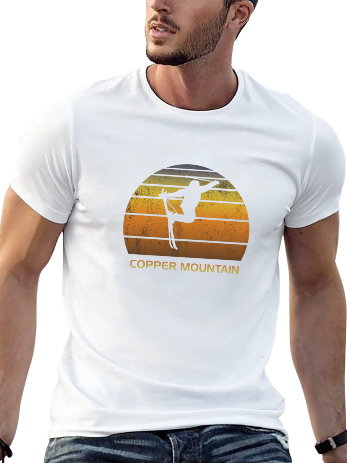 Copper Mountain Ski Silhouette Tee - Black