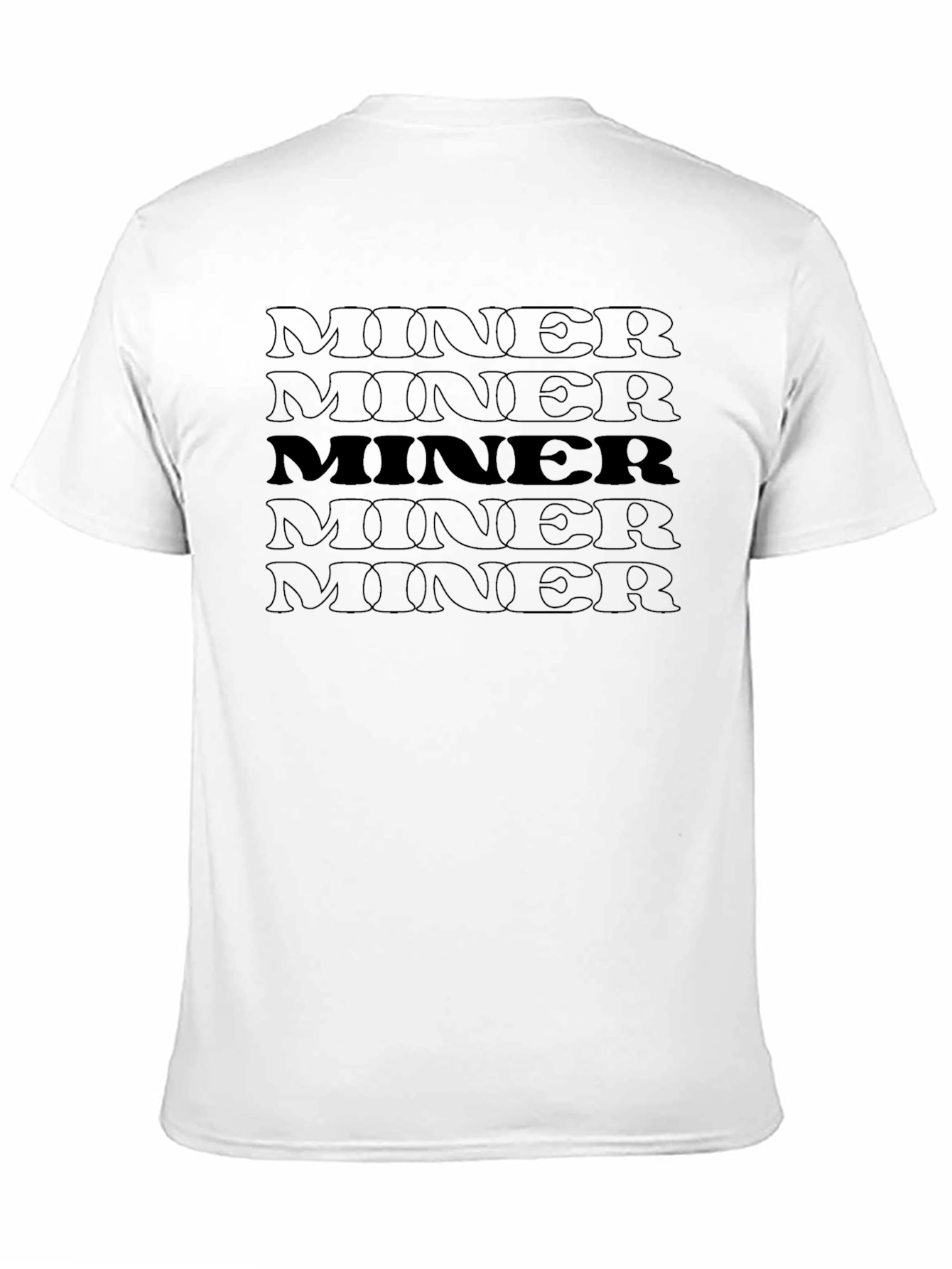 Miner Graphic Print T-Shirt