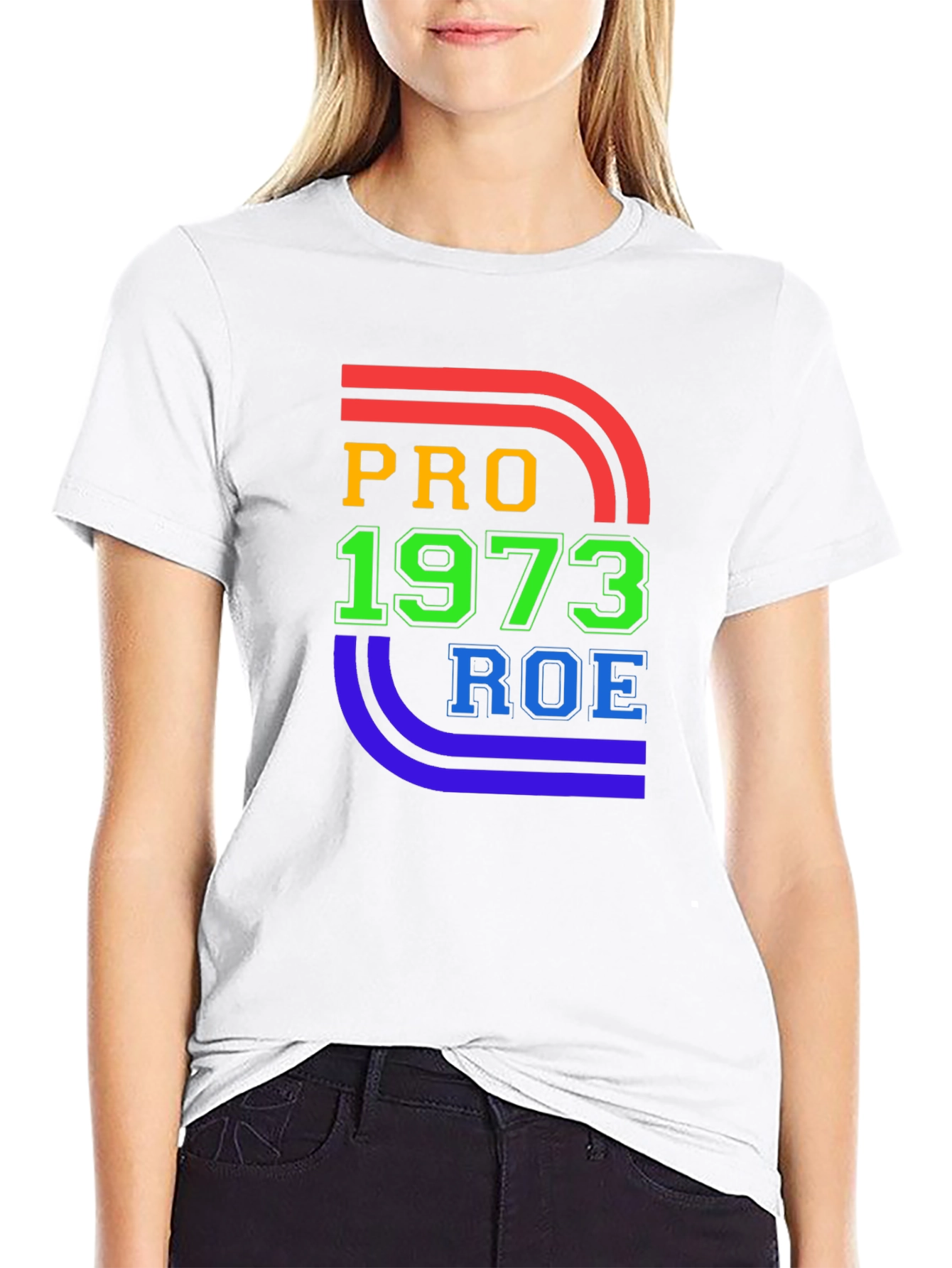 Pro 1973 Roe T-Shirt - Retro Style Advocacy Tee
