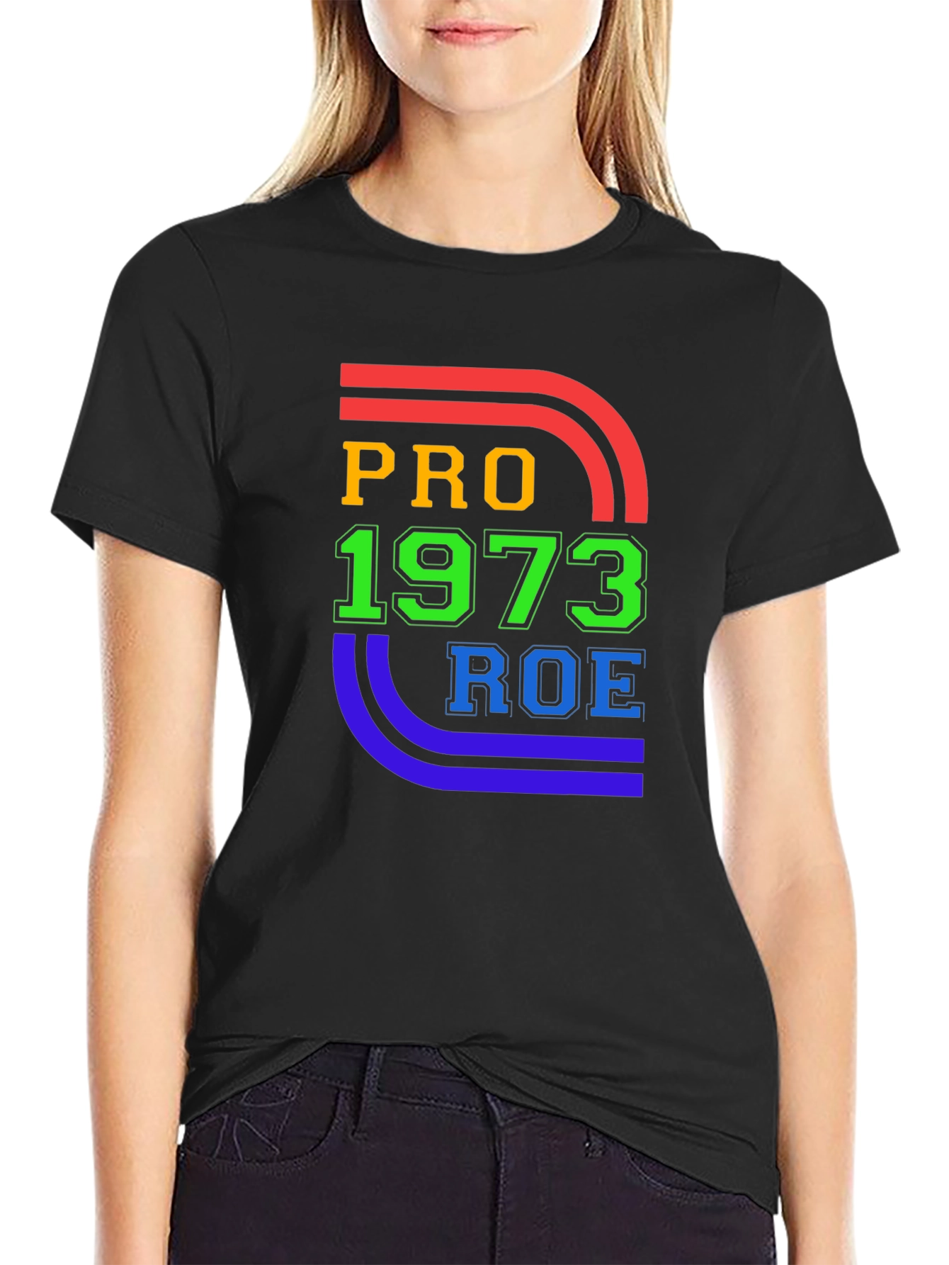Pro 1973 Roe T-Shirt - Retro Style Advocacy Tee