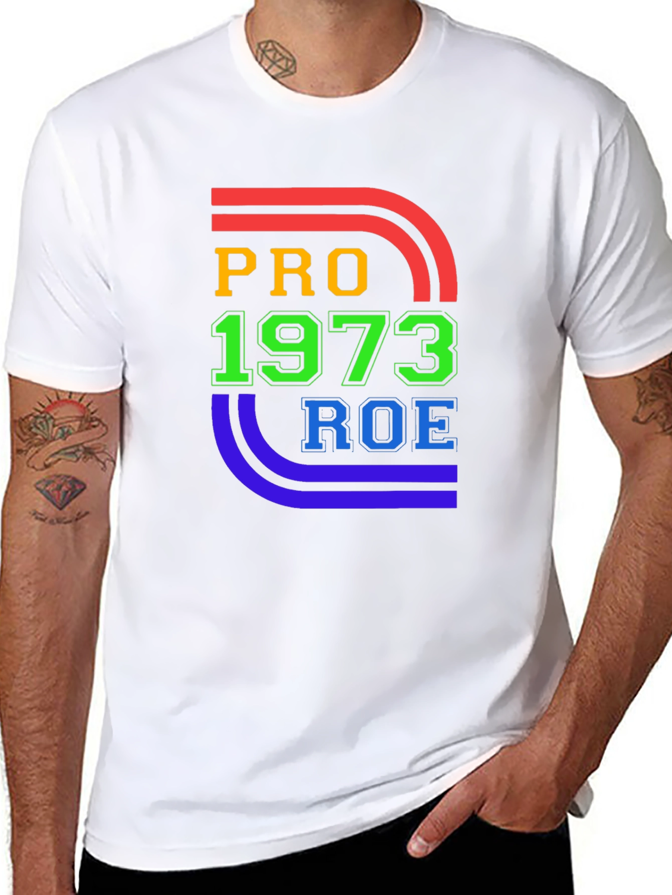 Pro 1973 Roe T-Shirt - Retro Style Advocacy Tee