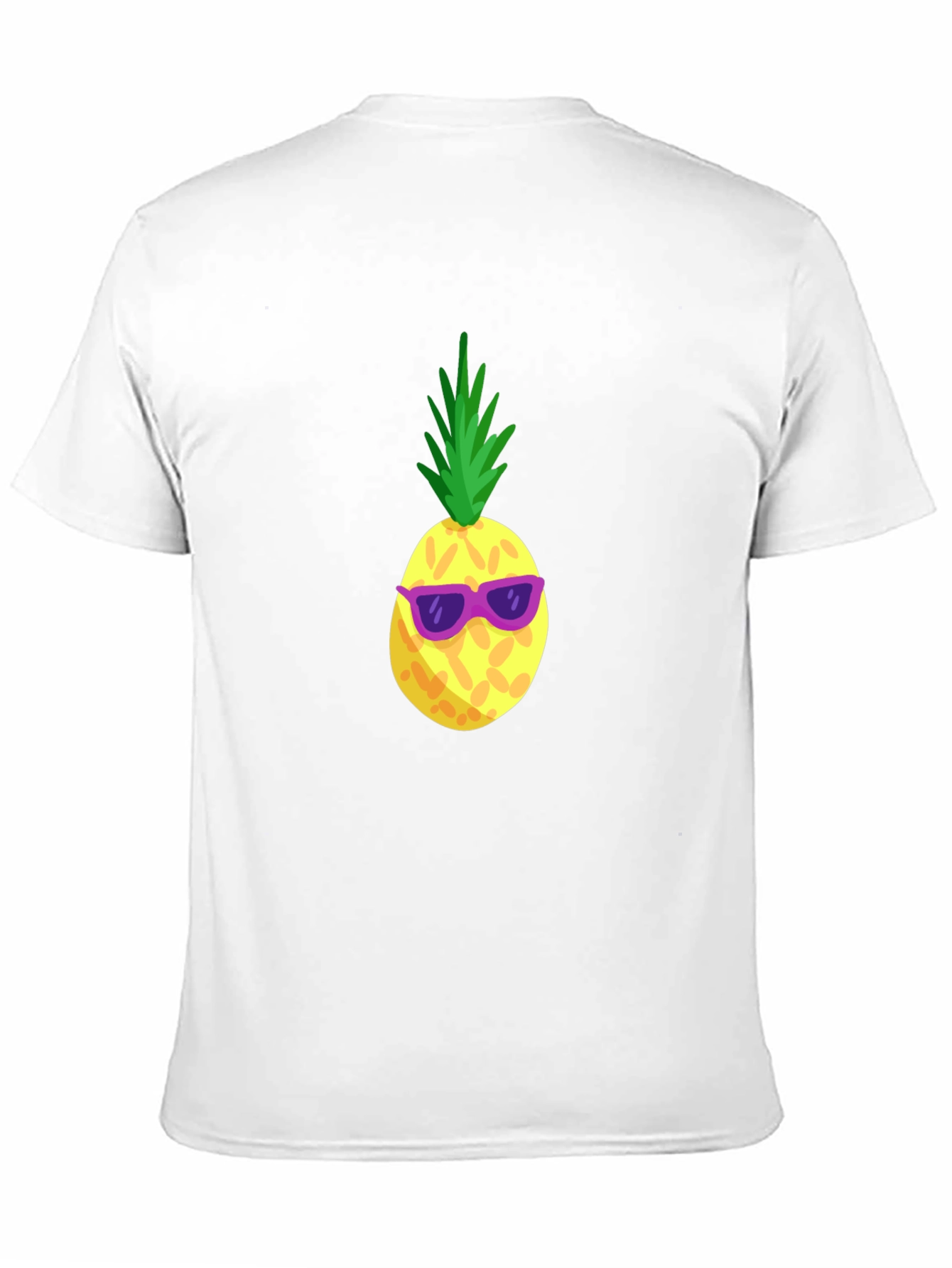 Cool Pineapple Graphic Tee - Black