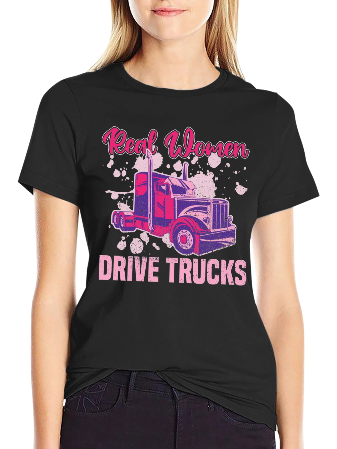 Real Women Drive Trucks T-Shirt