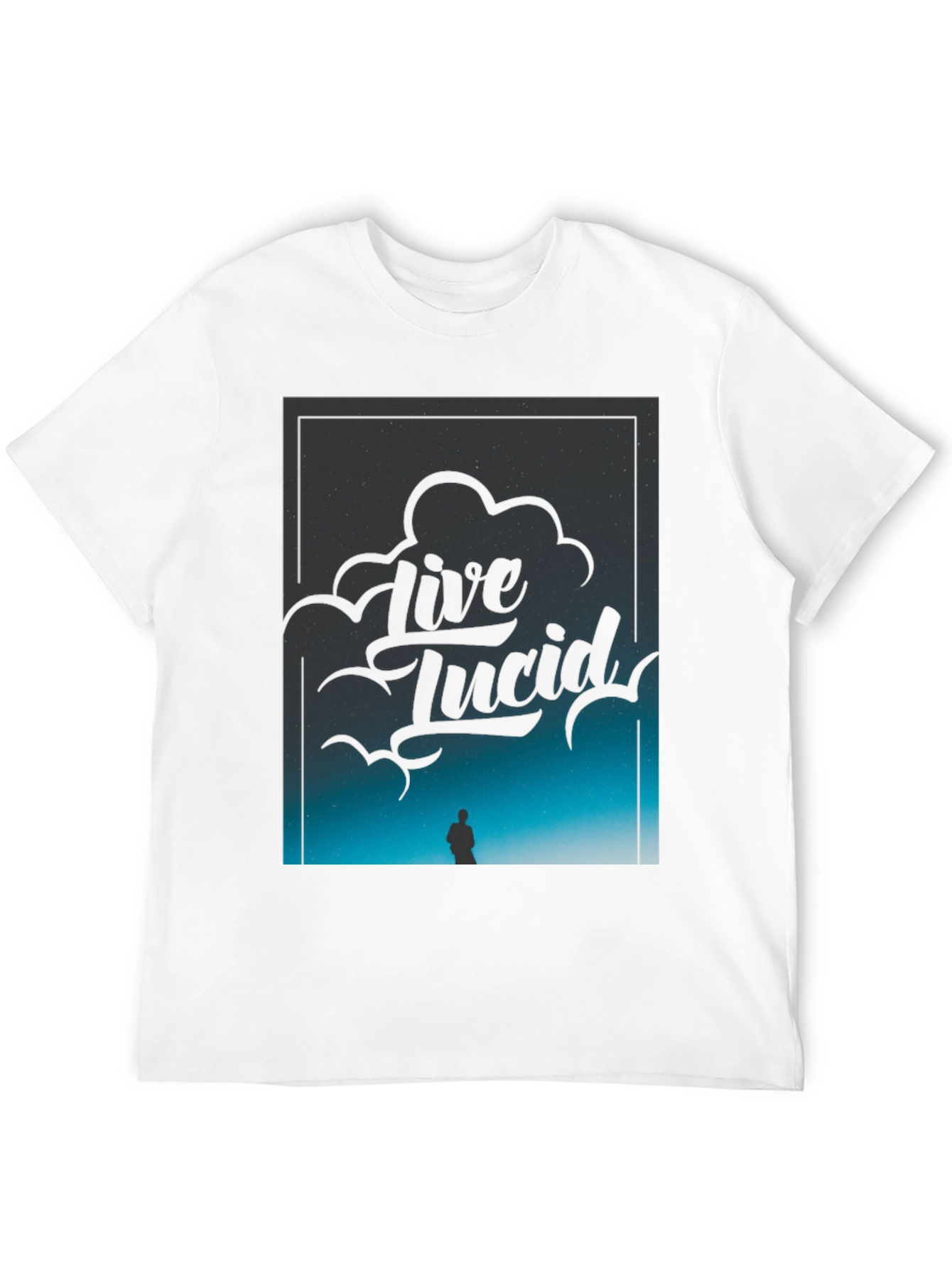Live Lucid Black Graphic Tee