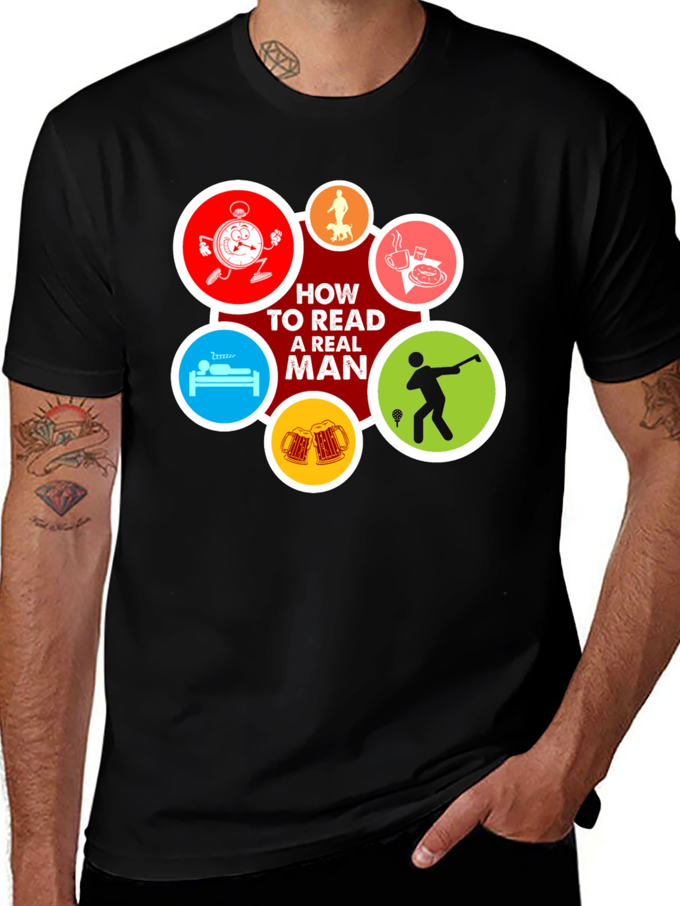 How To Read A Real Man Graphic Tee