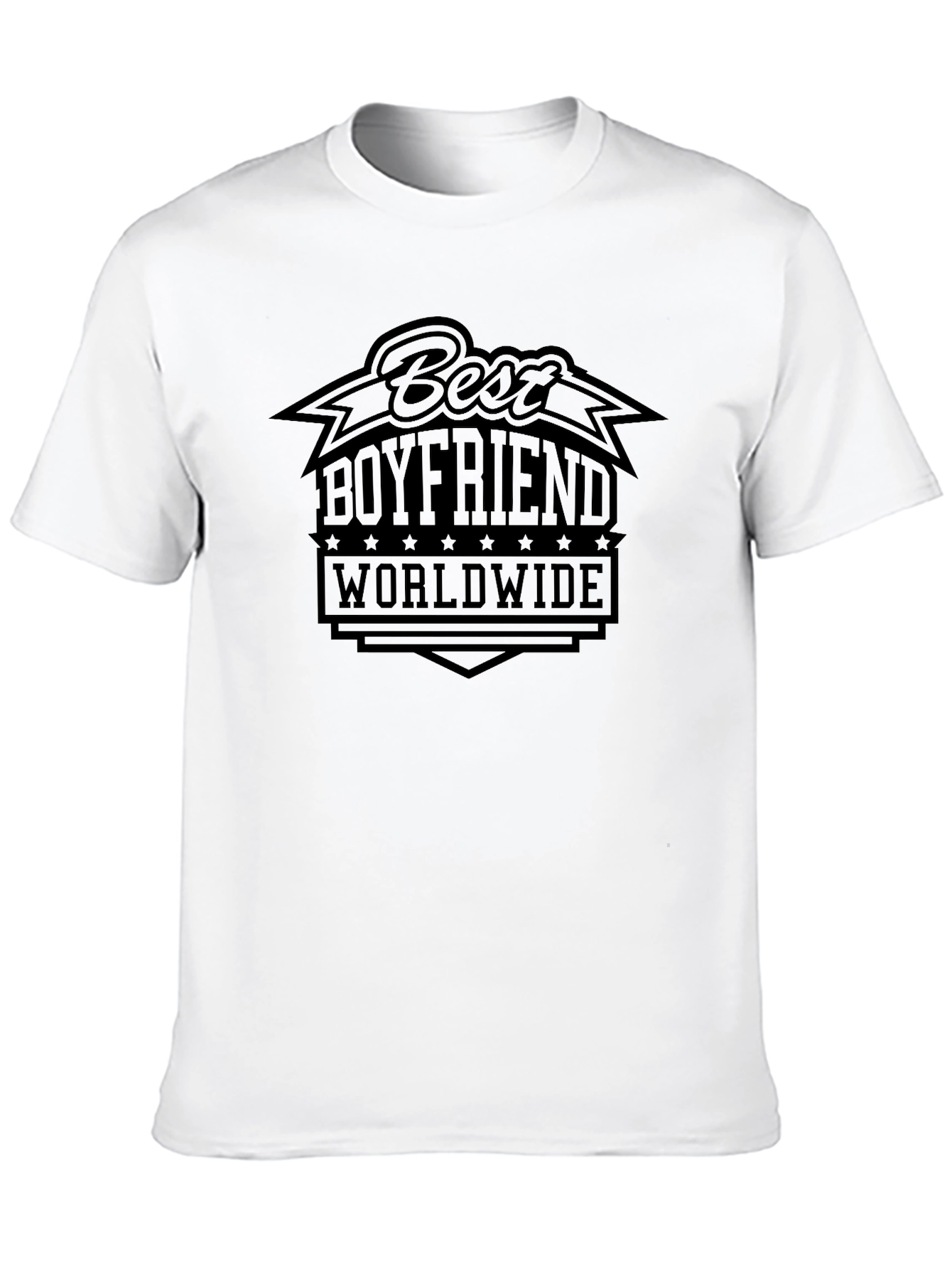 Best Boyfriend Worldwide Graphic Tee - Black