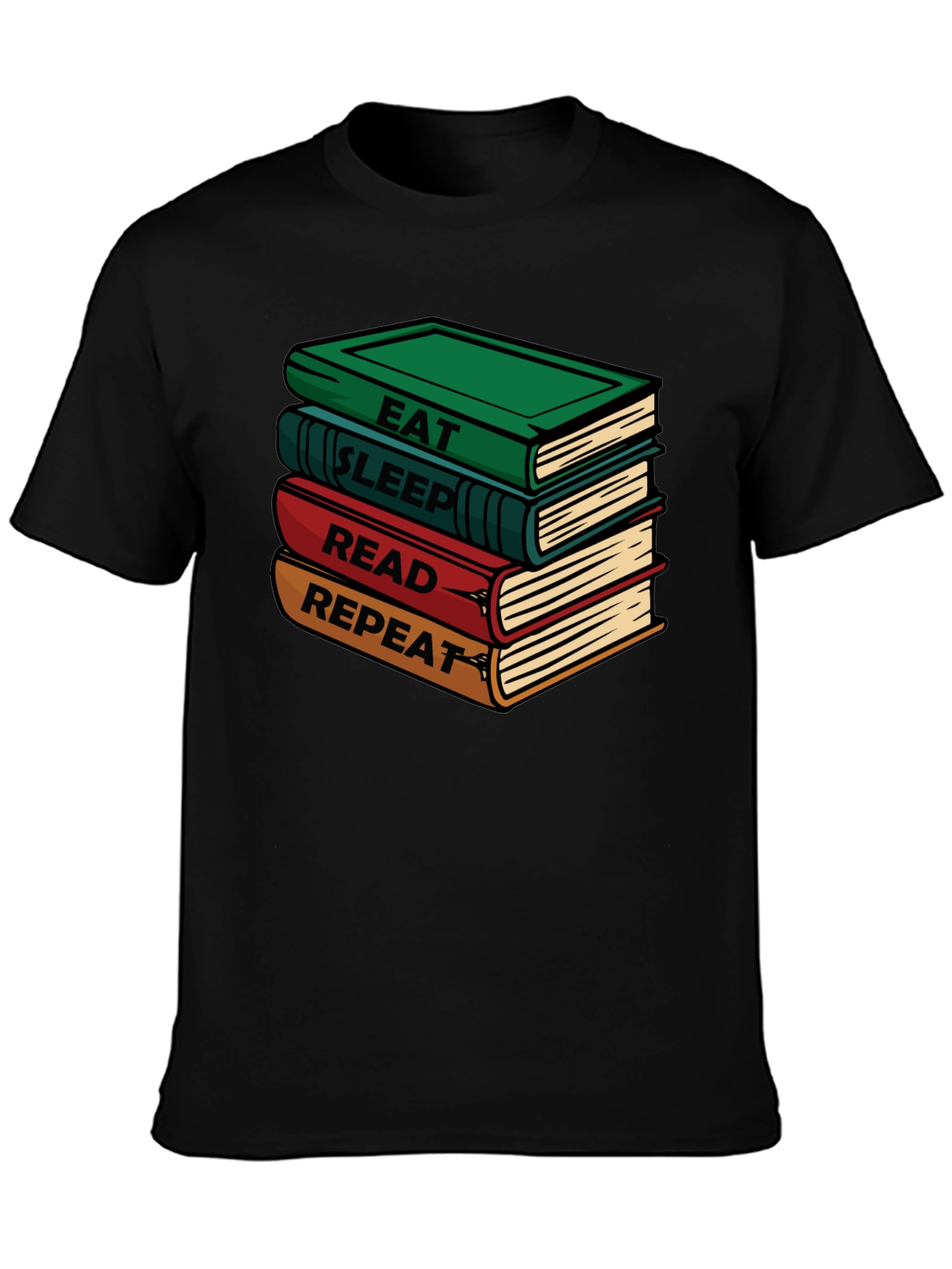 Eat Sleep Read Repeat Books T-Shirt