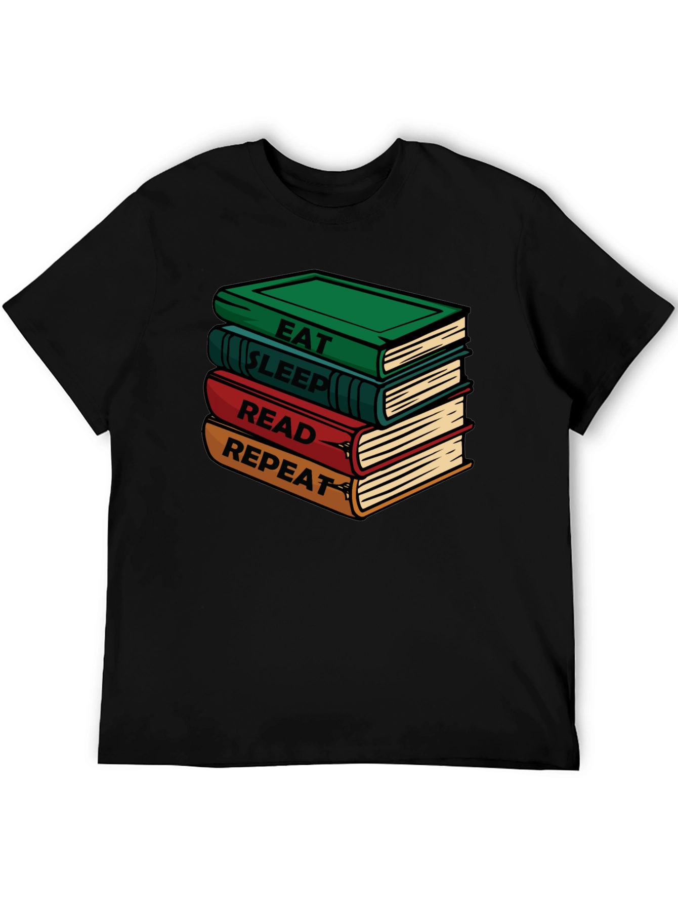Eat Sleep Read Repeat Books T-Shirt