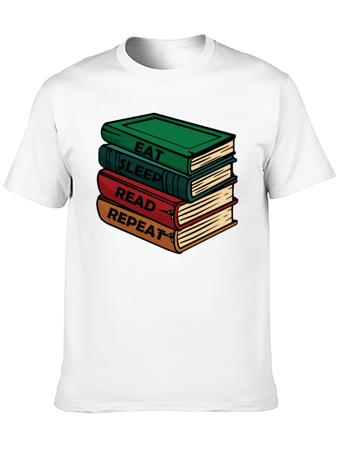 Eat Sleep Read Repeat Books T-Shirt