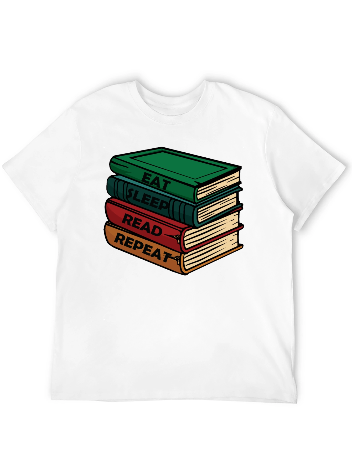Eat Sleep Read Repeat Books T-Shirt