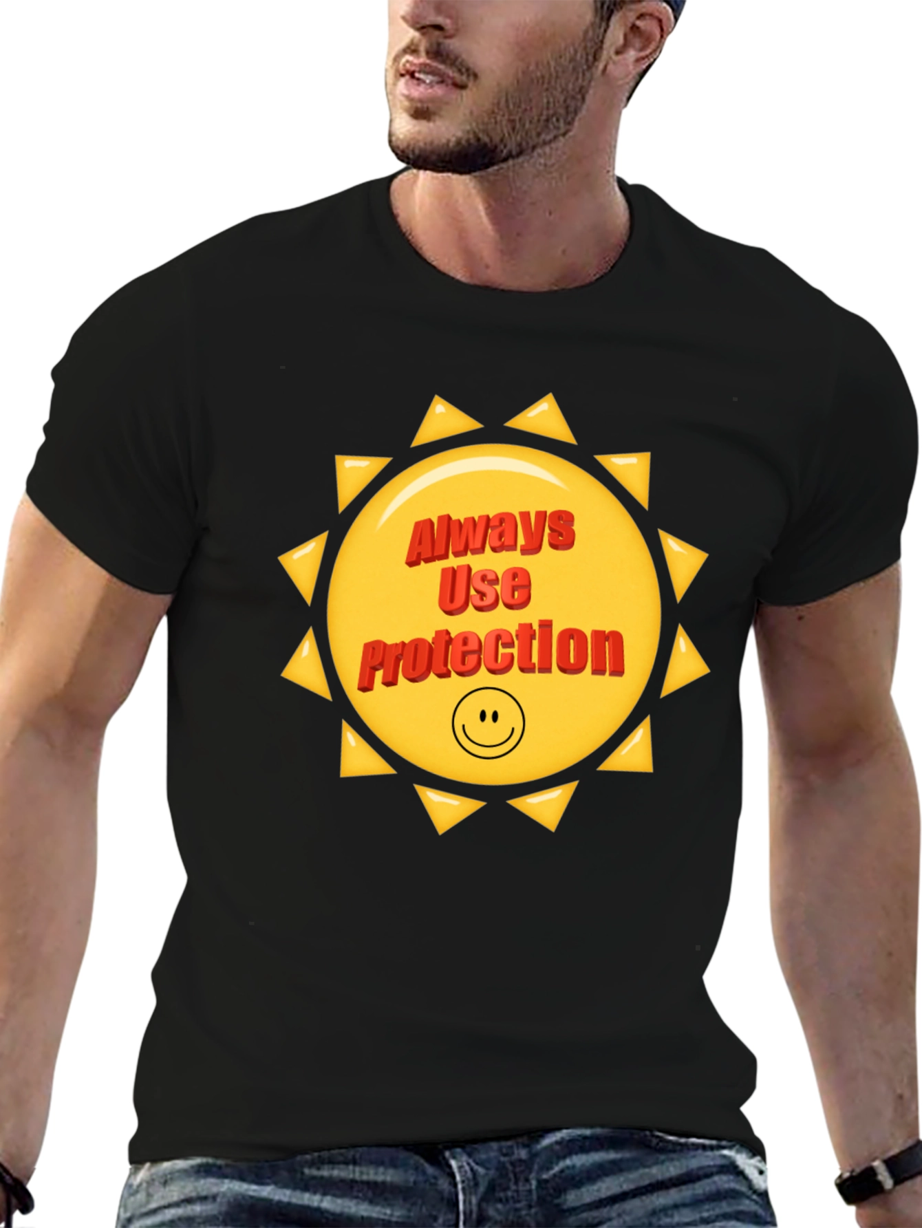 Always Use Protection Sun Graphic T-Shirt