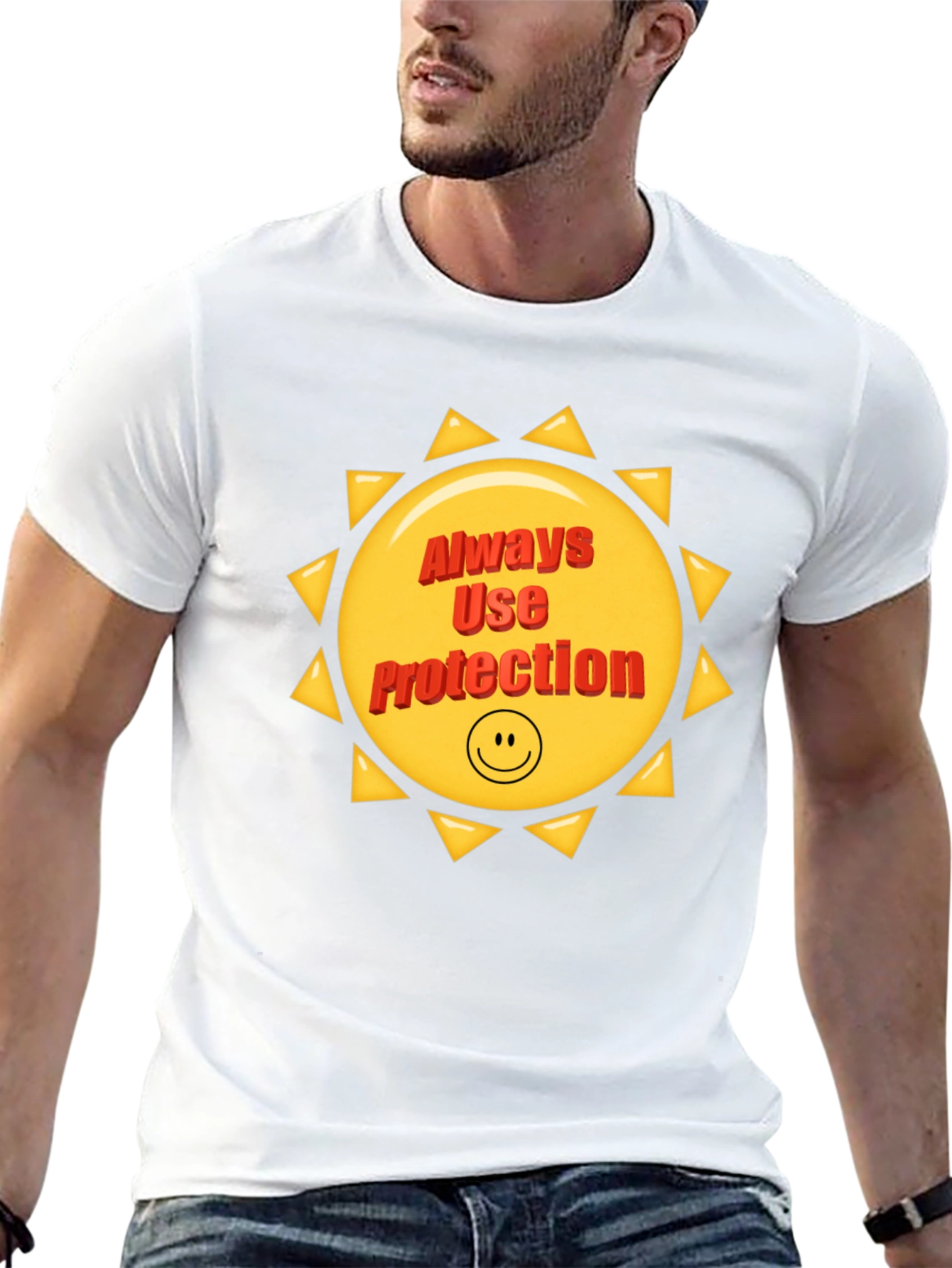 Always Use Protection Sun Graphic T-Shirt