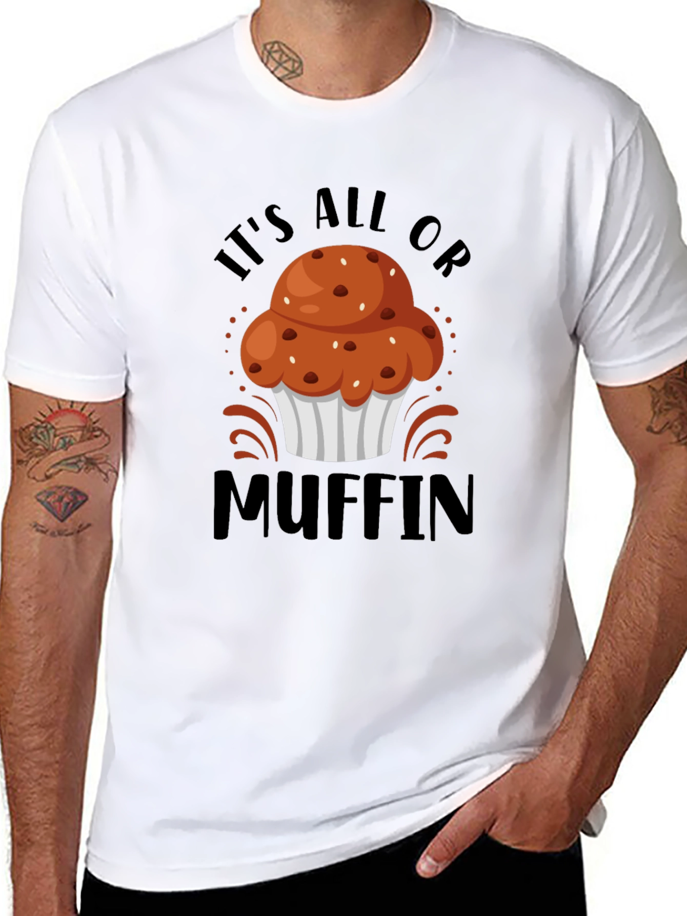 Its All or Muffin Graphic Tee