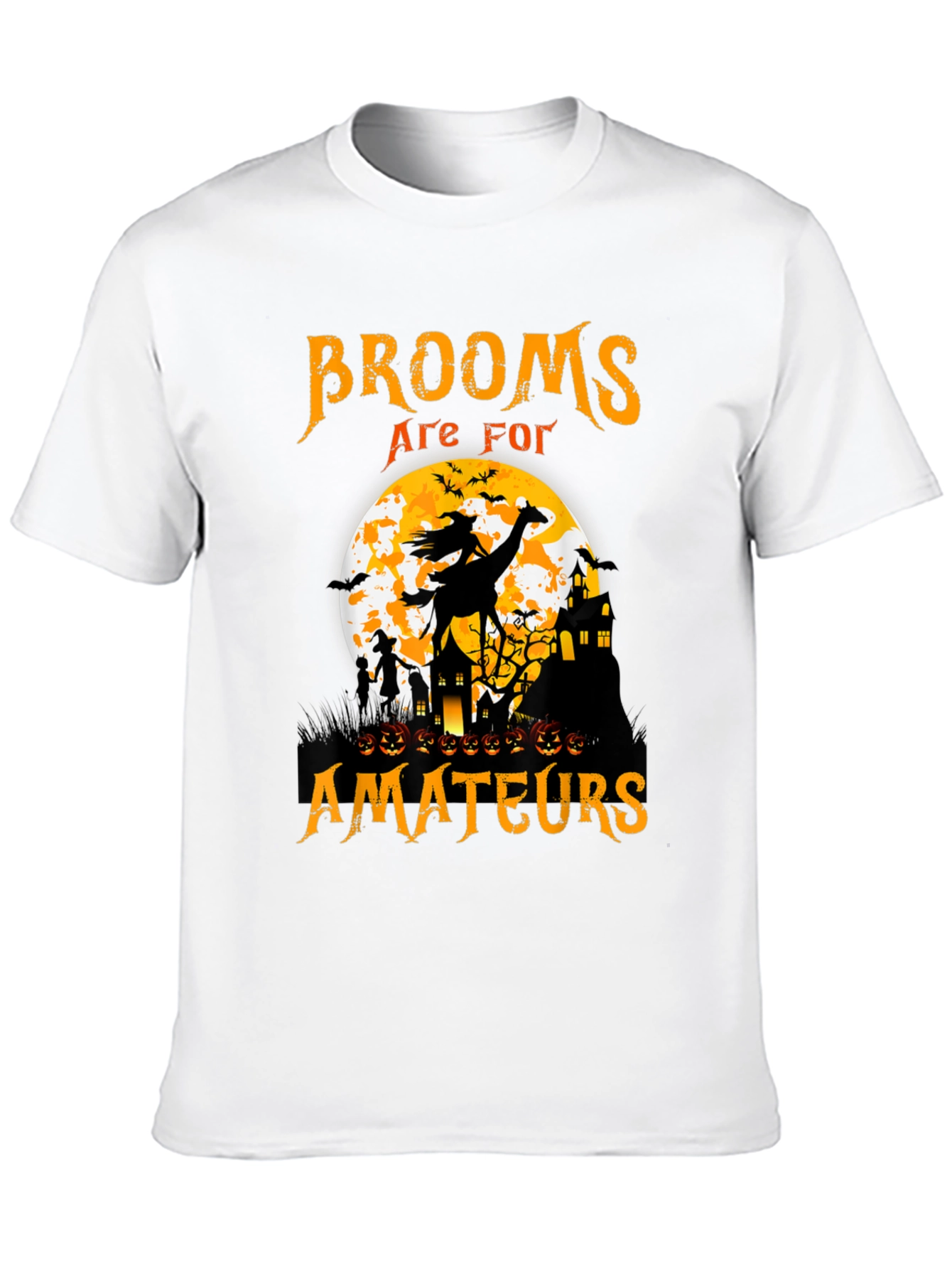 Halloween Giraffe Witch T-Shirt