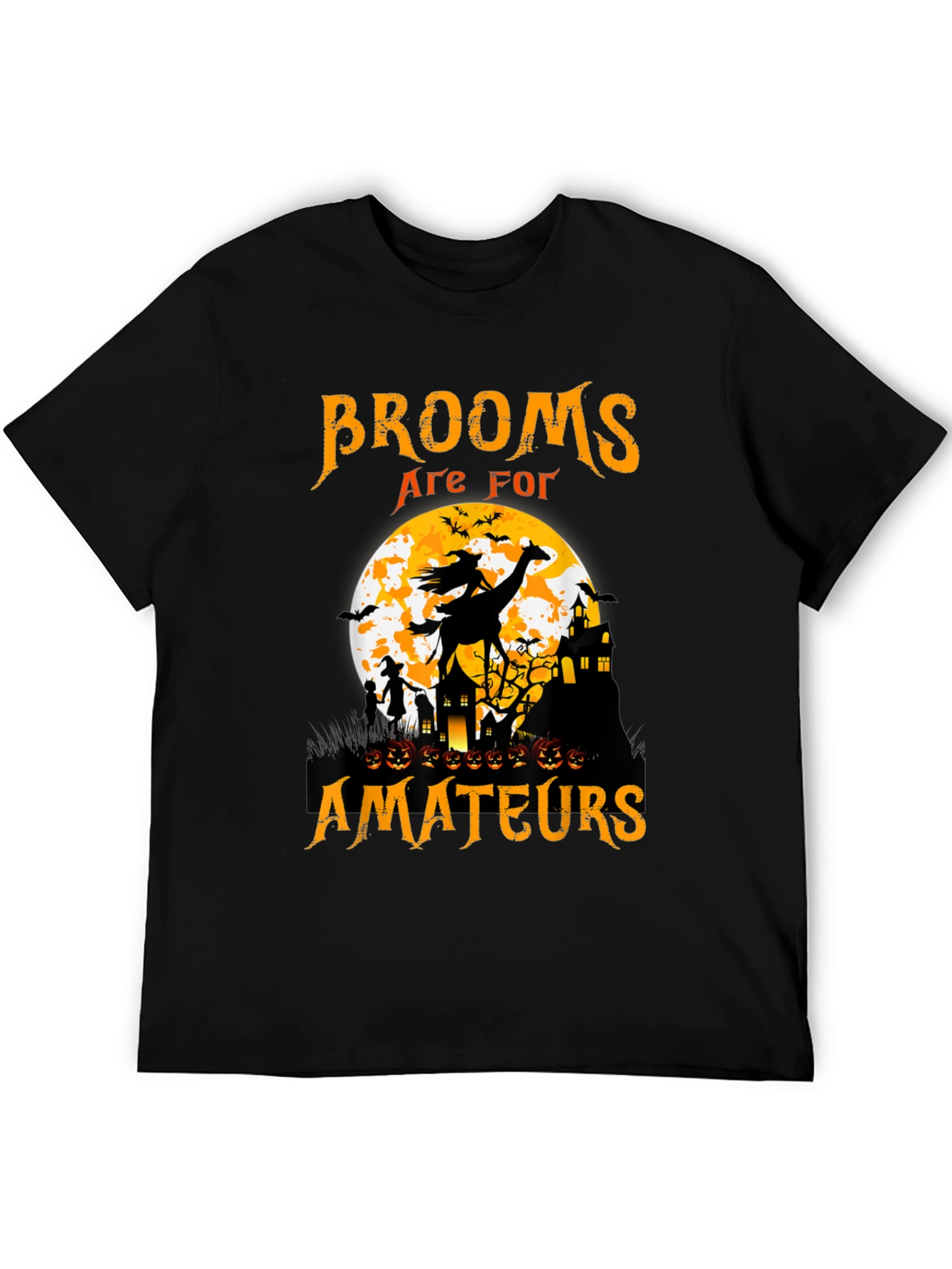 Halloween Giraffe Witch T-Shirt