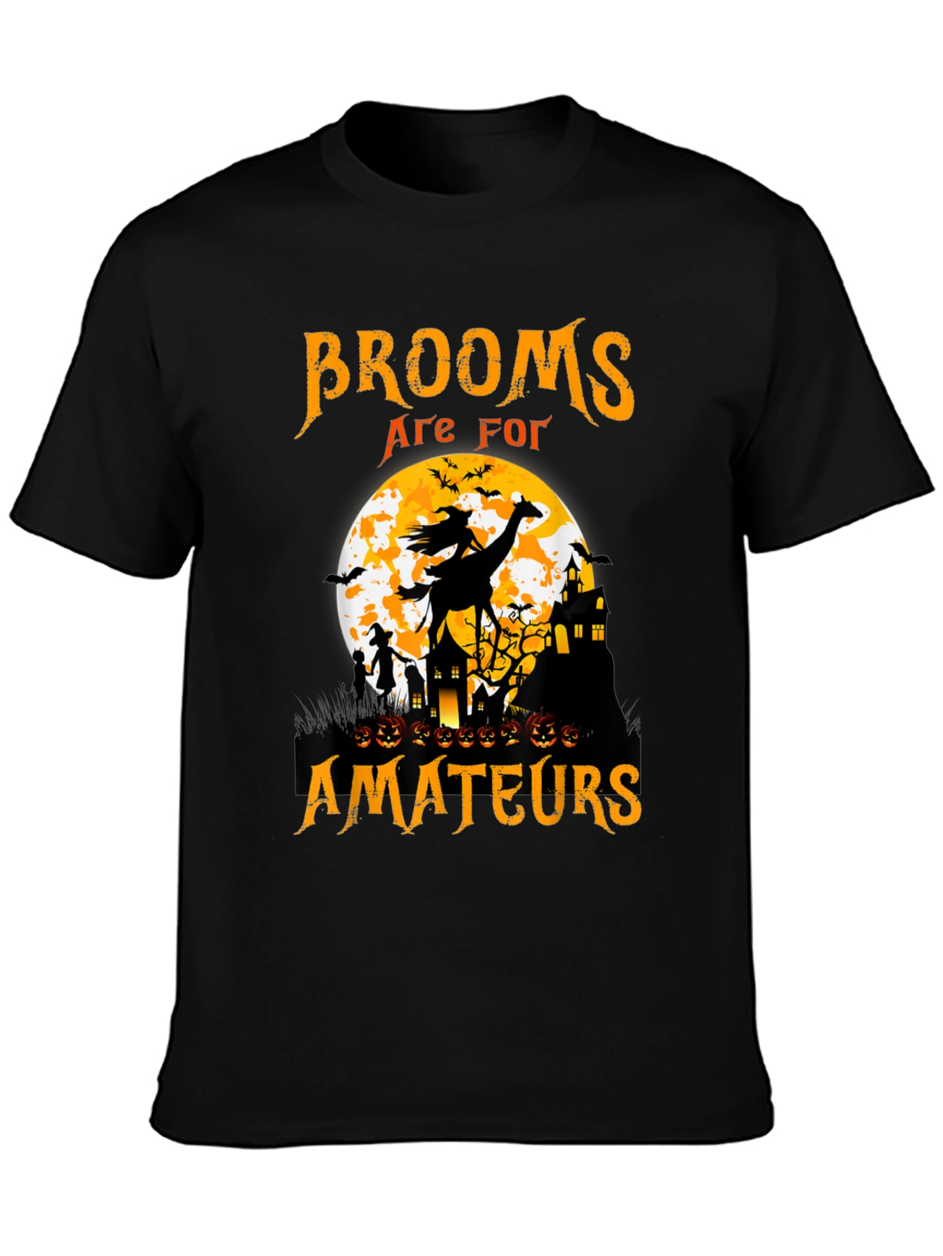 Halloween Giraffe Witch T-Shirt