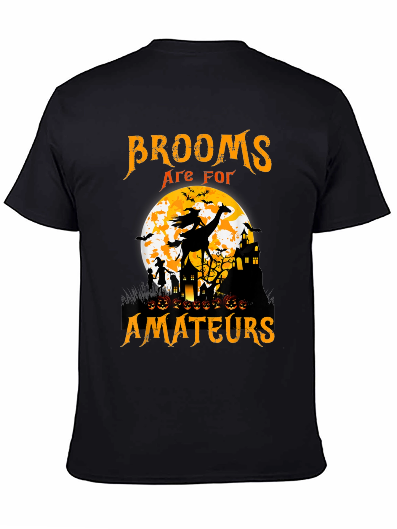 Halloween Giraffe Witch T-Shirt