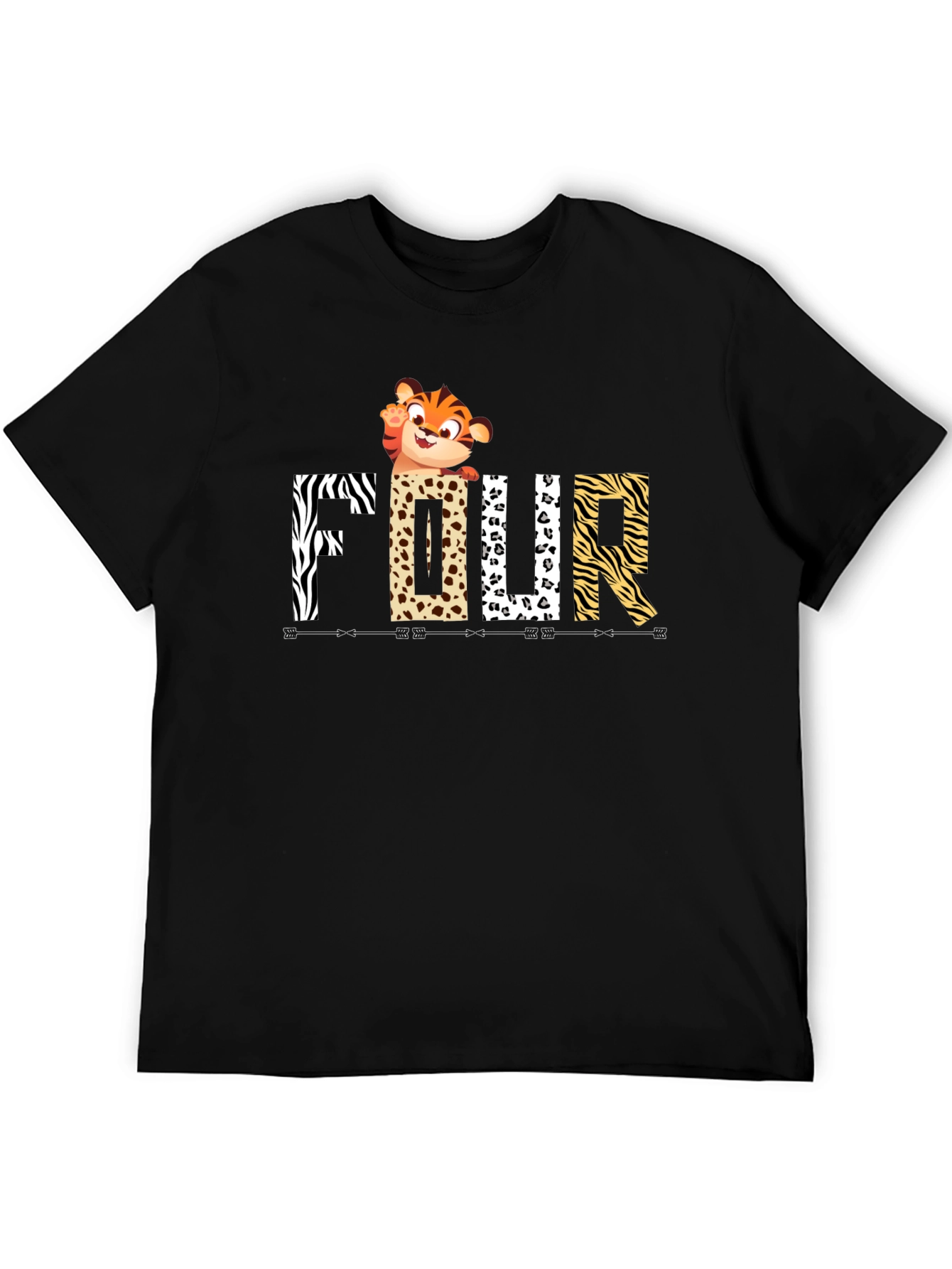 Wild Four Birthday Tee