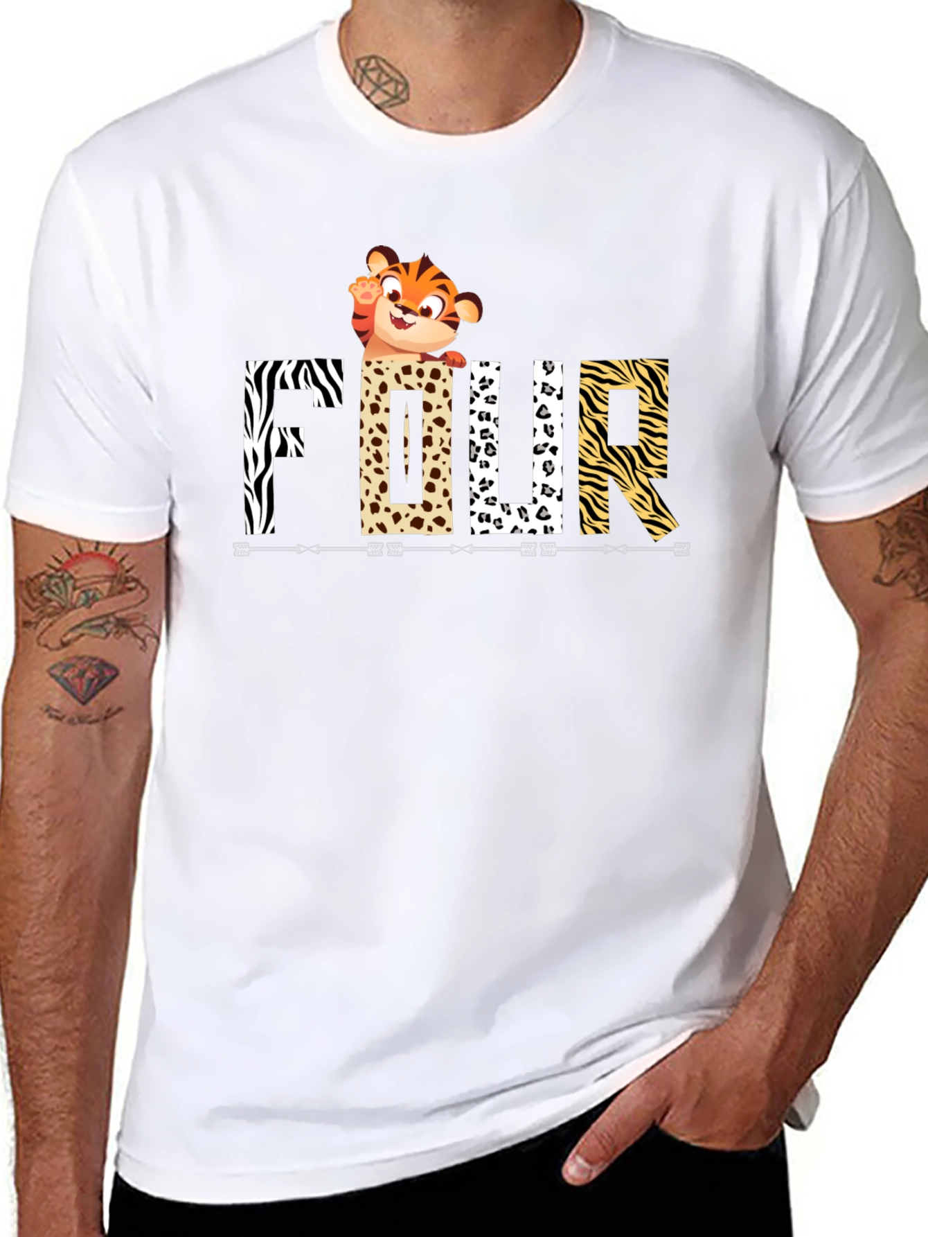 Wild Four Birthday Tee