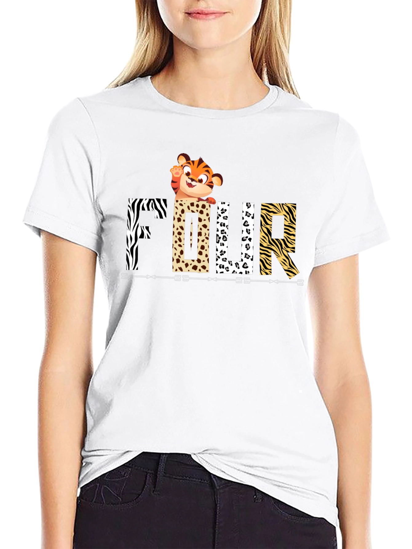 Wild Four Birthday Tee