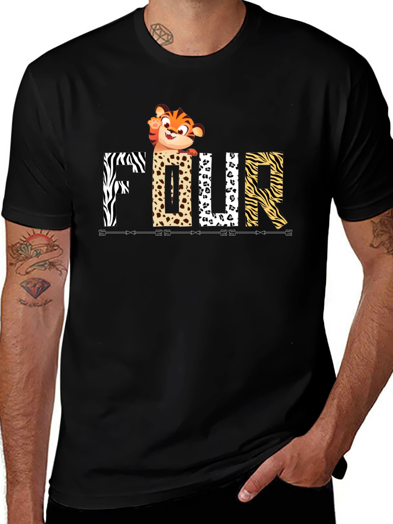 Wild Four Birthday Tee