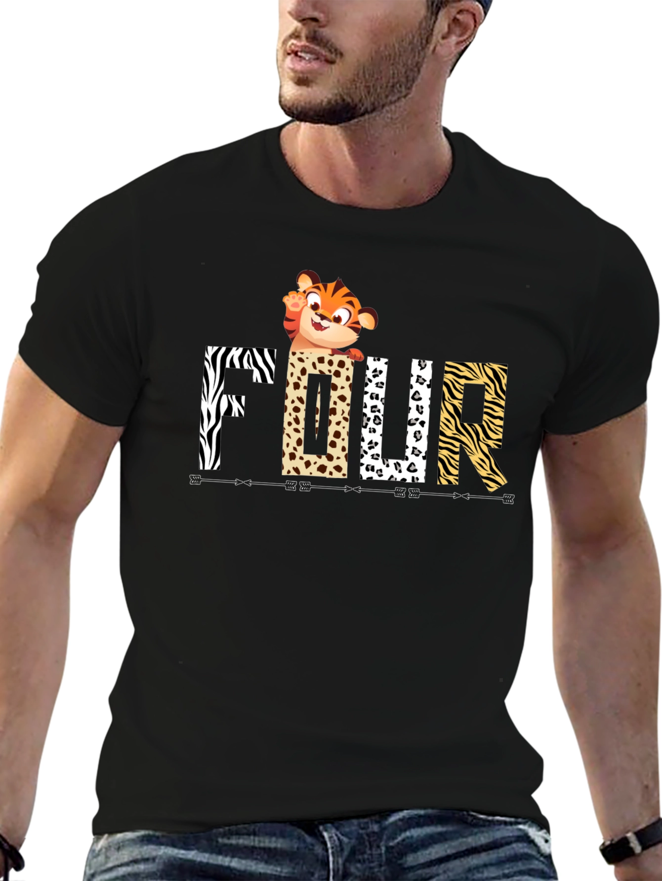 Wild Four Birthday Tee