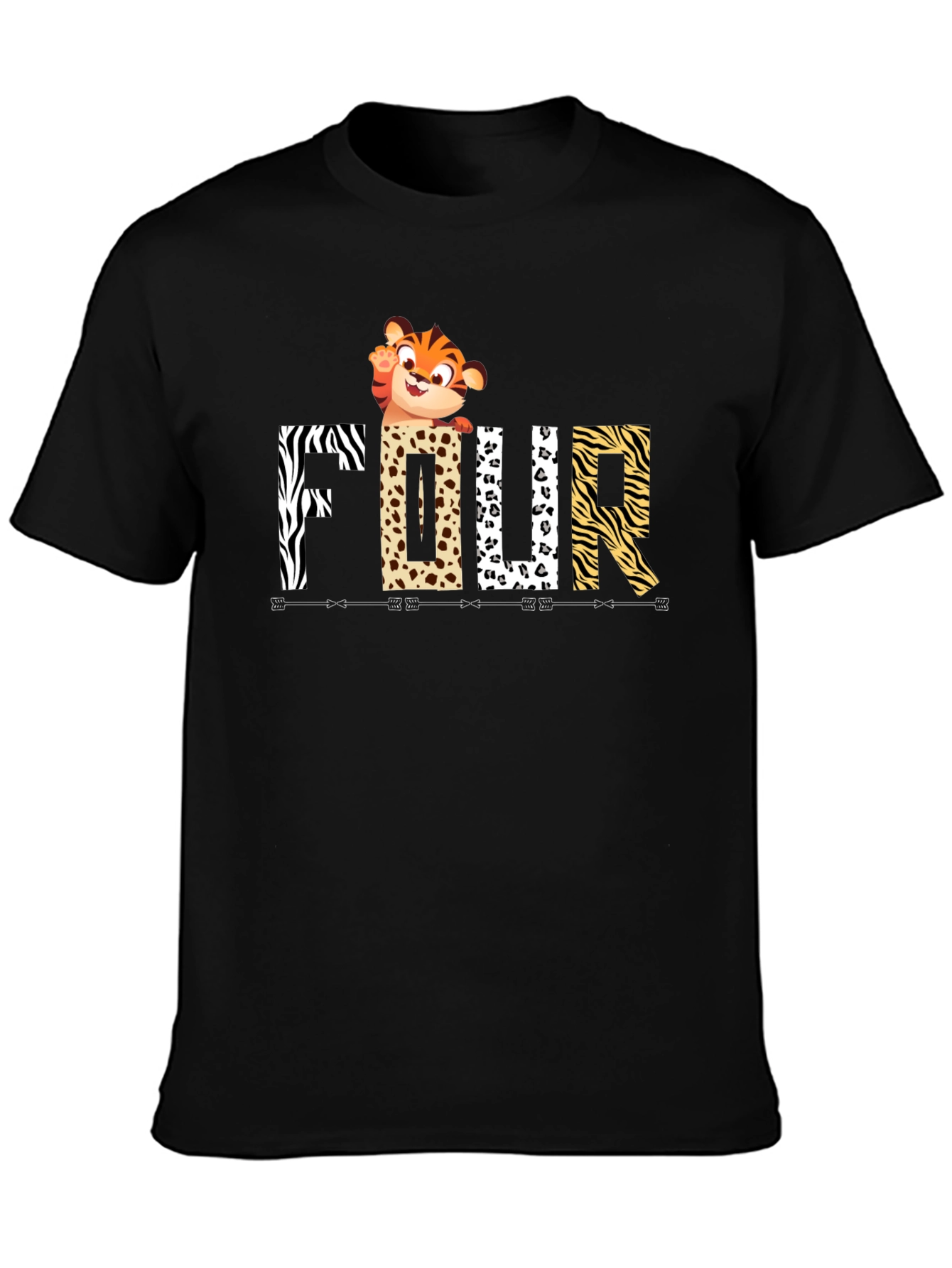 Wild Four Birthday Tee