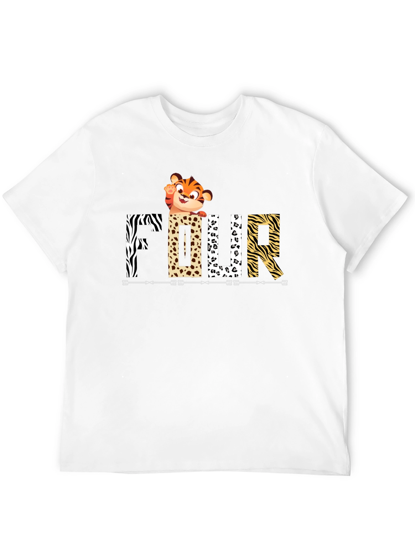 Wild Four Birthday Tee