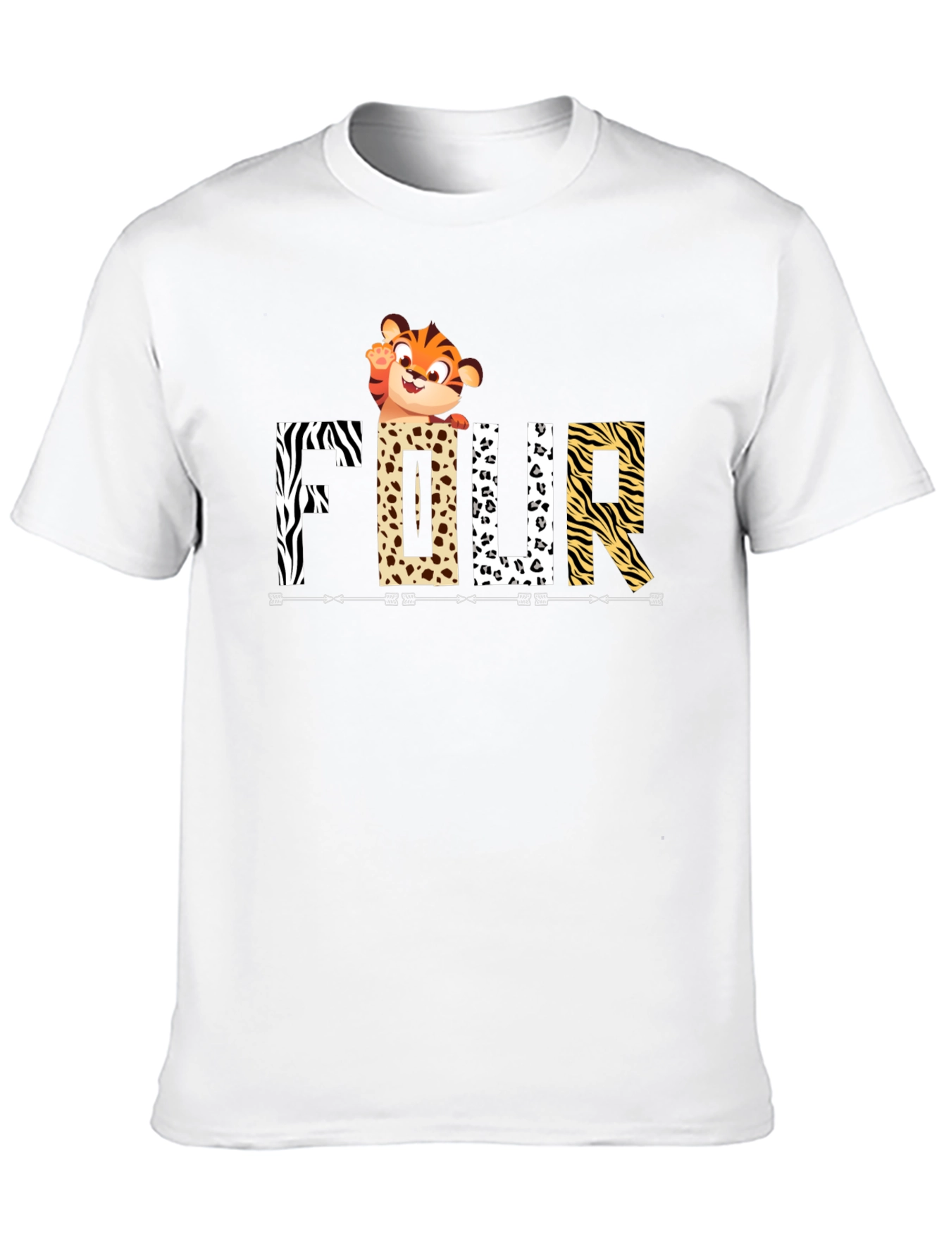 Wild Four Birthday Tee