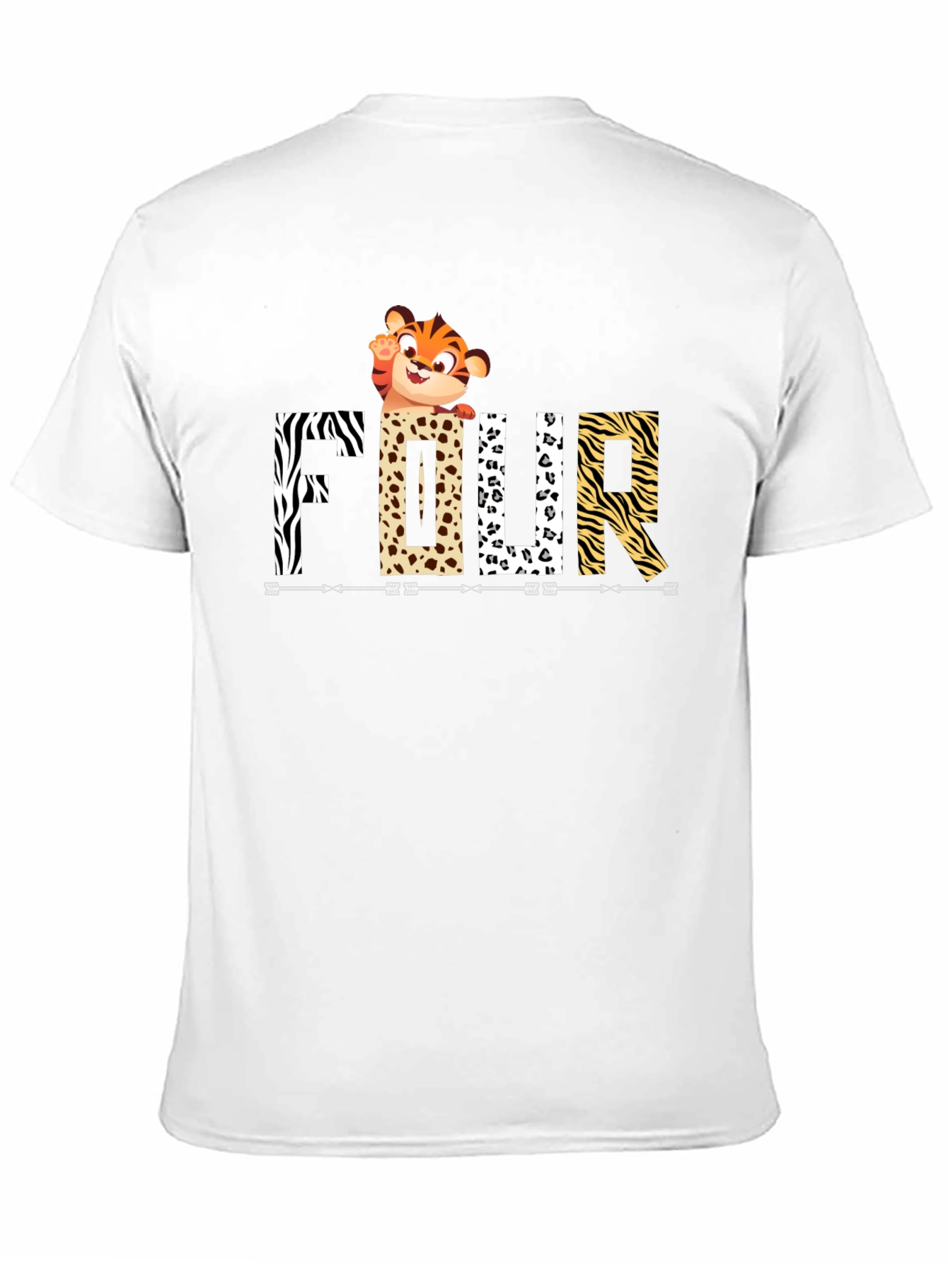 Wild Four Birthday Tee
