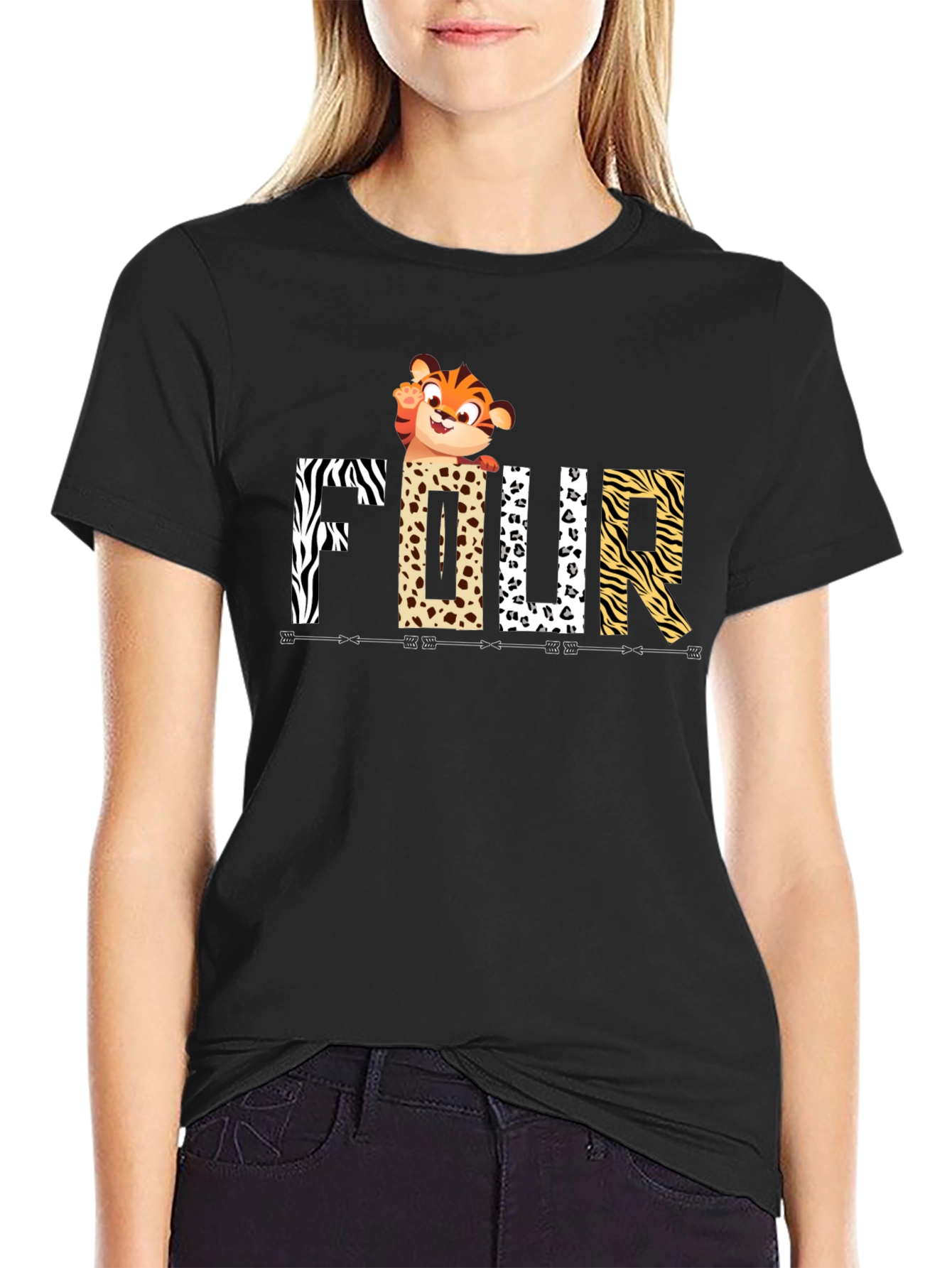 Wild Four Birthday Tee
