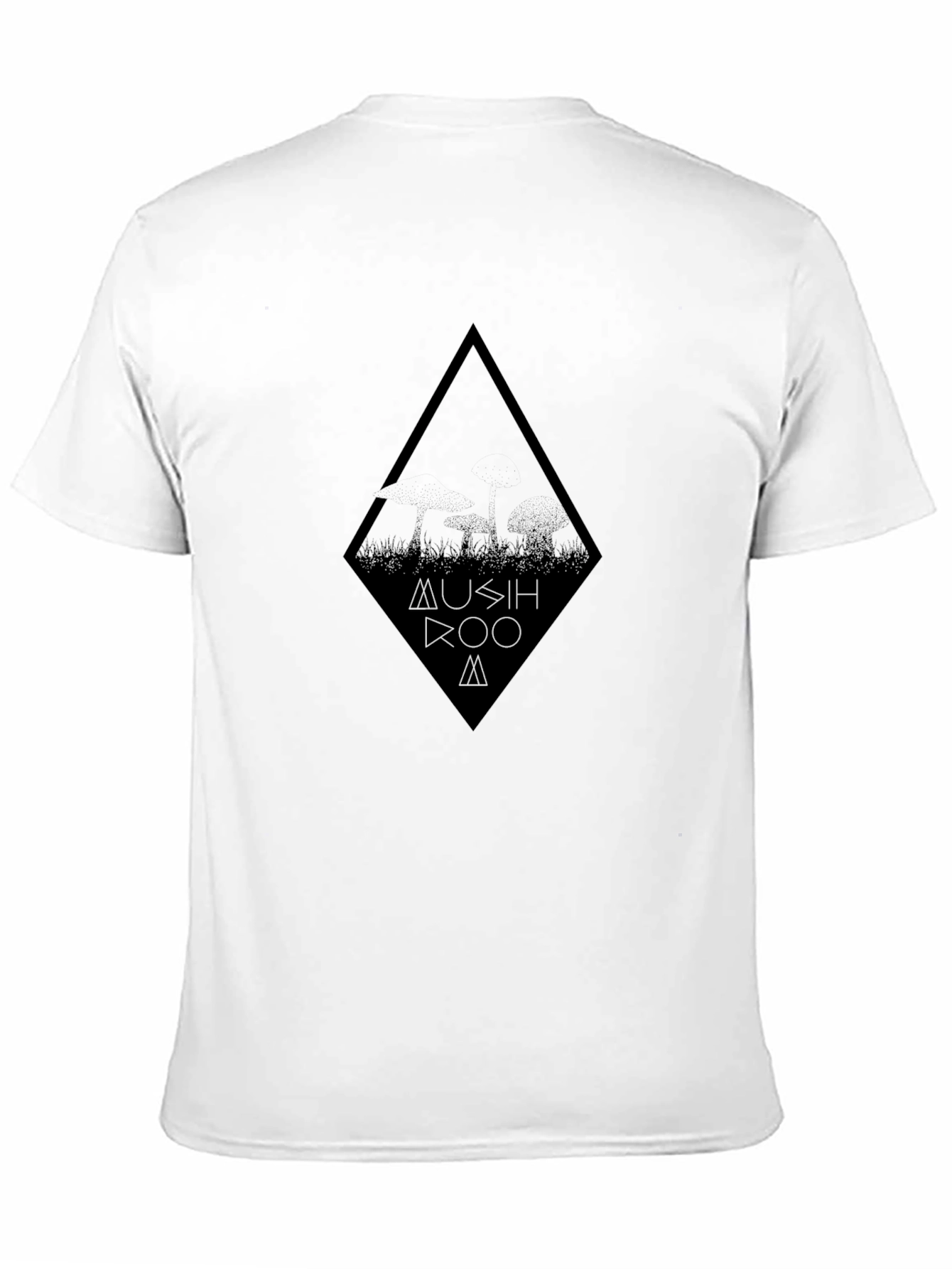 Mushroom T-Shirt - Black Graphic Tee