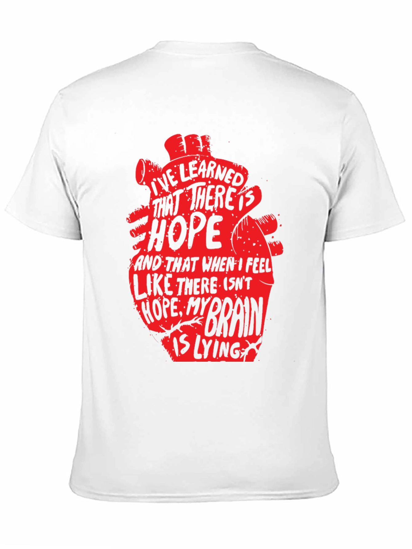 Hopeful Heart Graphic T-Shirt - Black