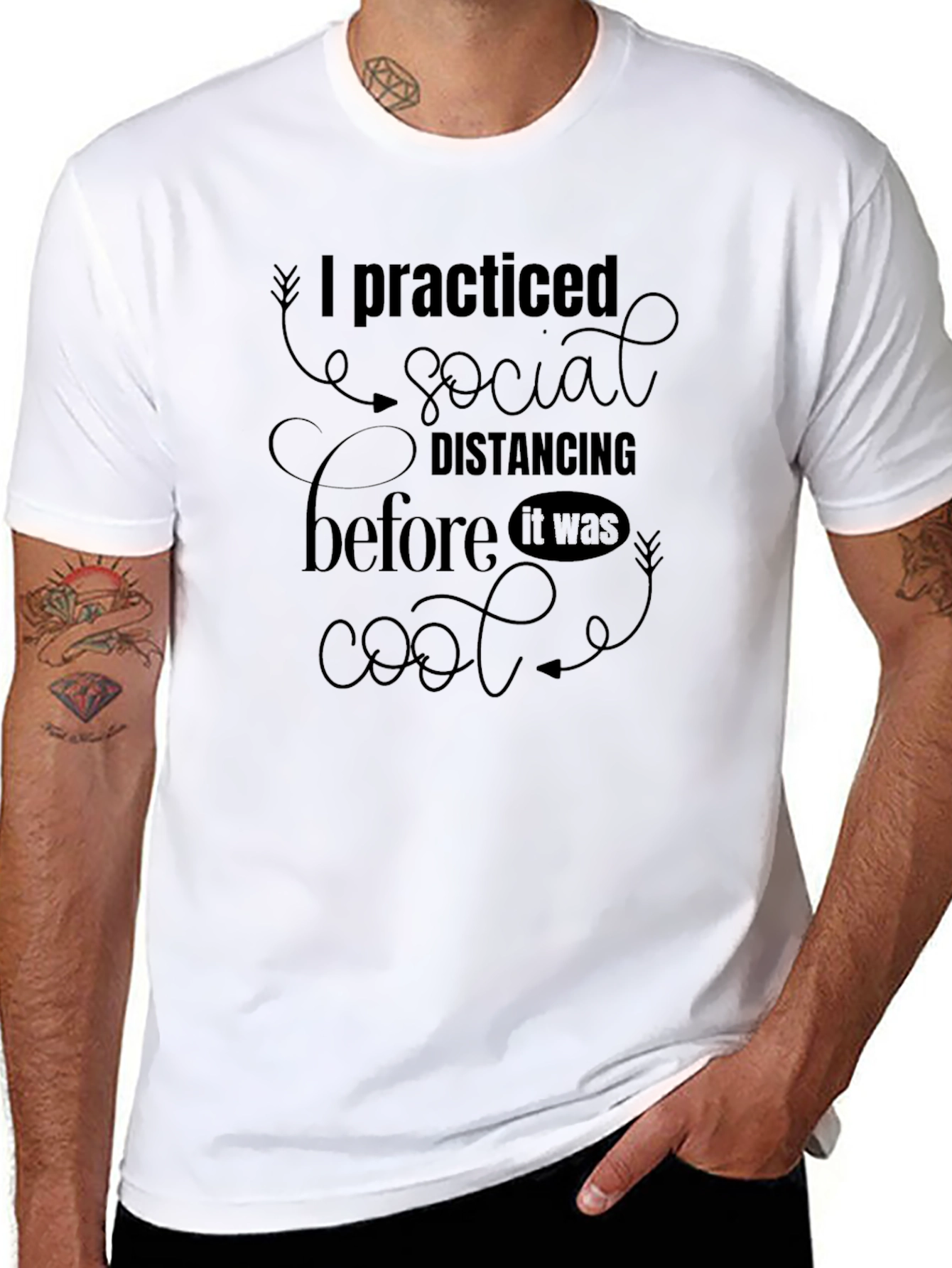 Social Distancing T-Shirt - Practiced Before Cool Tee