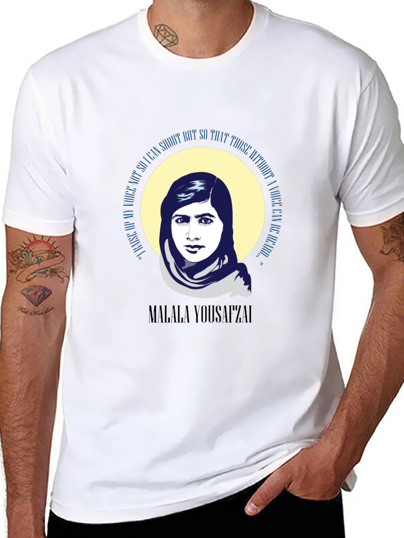 Malala Yousafzai Quote T-Shirt