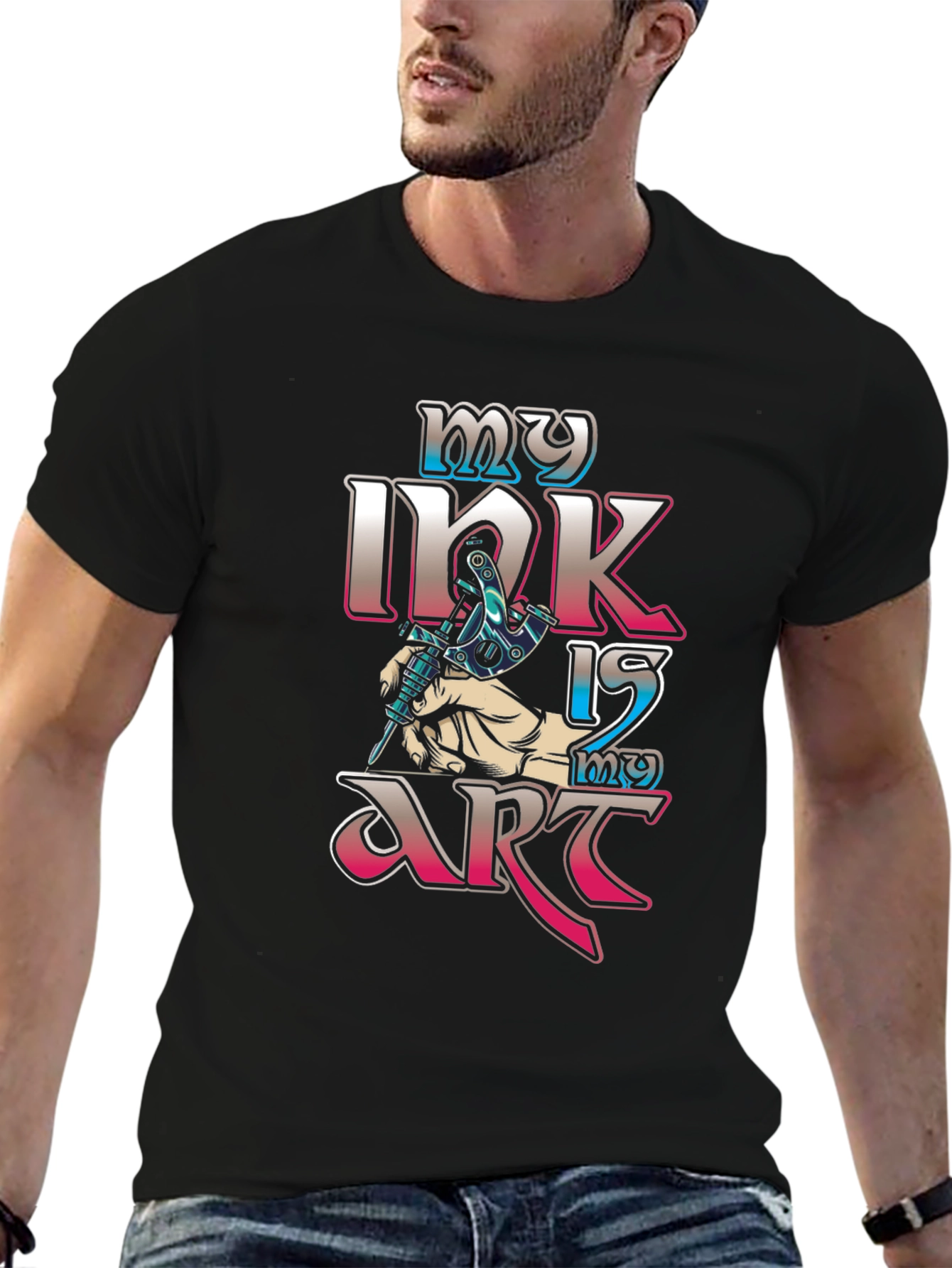My Ink Is My Art Tattoo Graphic T-Shirt