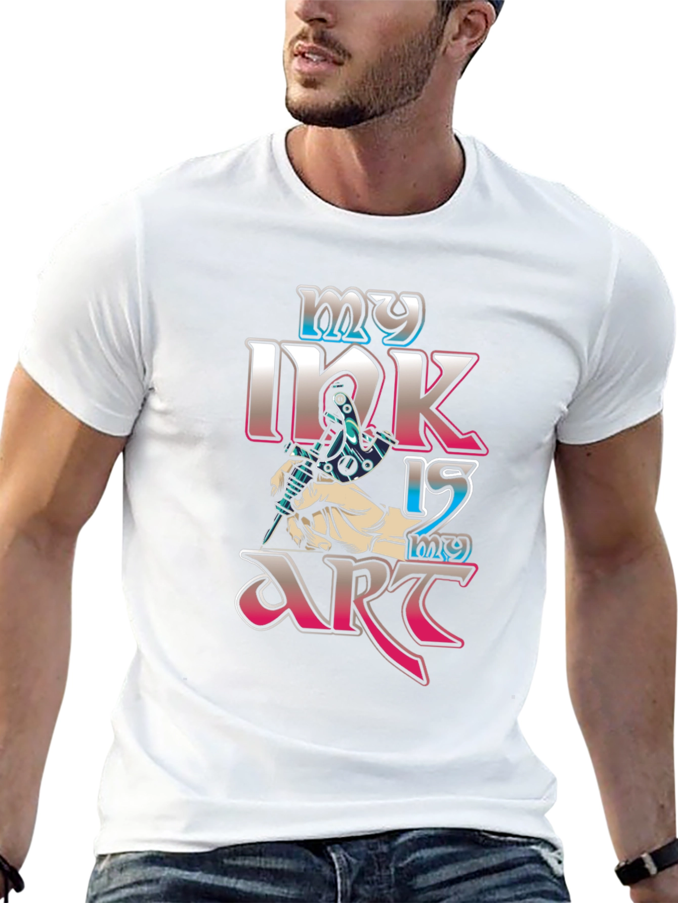 My Ink Is My Art Tattoo Graphic T-Shirt