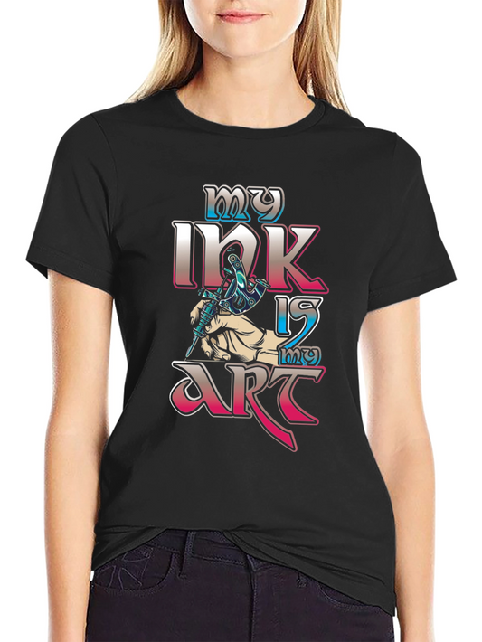 My Ink Is My Art Tattoo Graphic T-Shirt